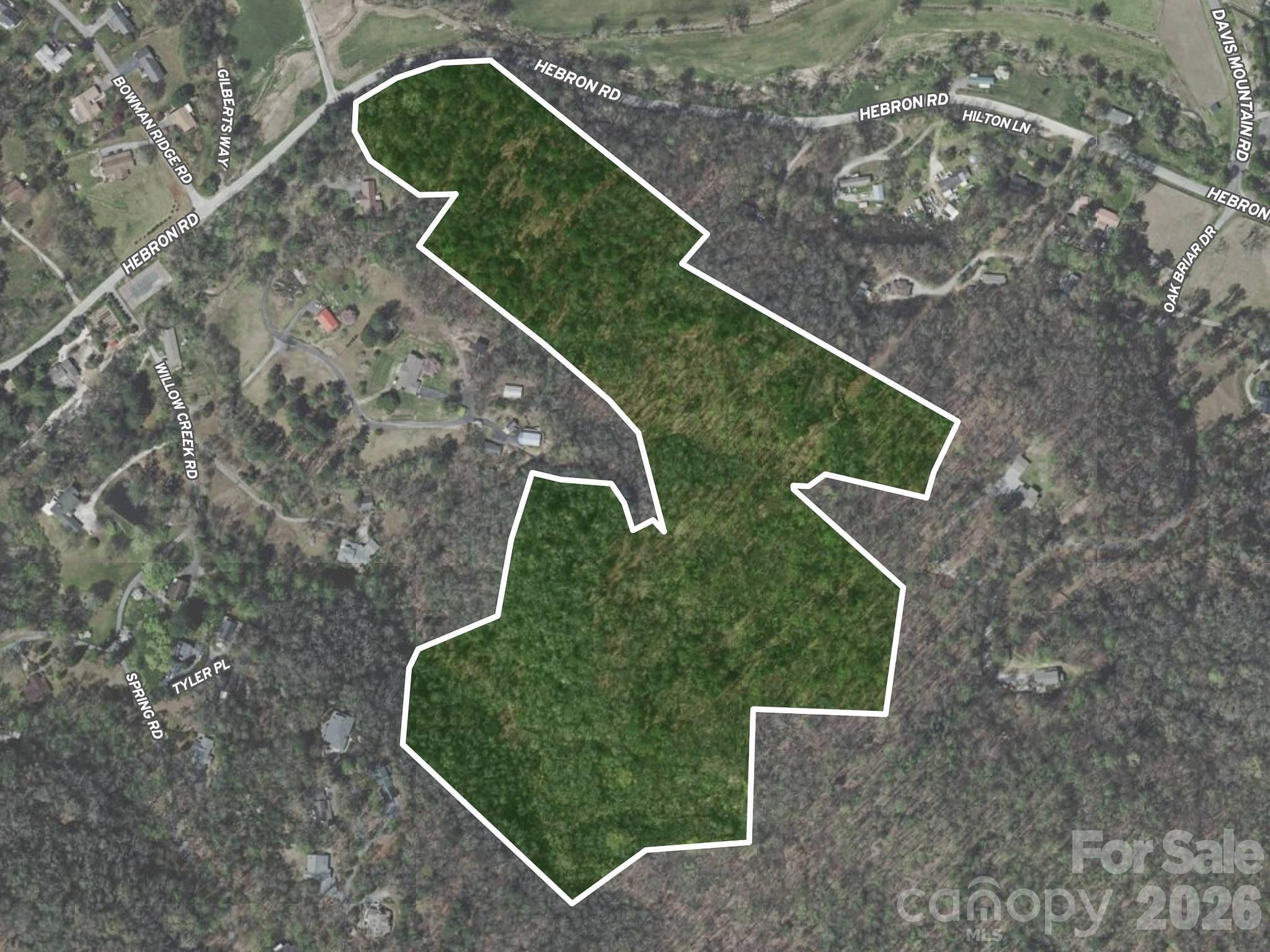 Another shot of the entire property that is being offered. - 0 Hebron Road, Hendersonville