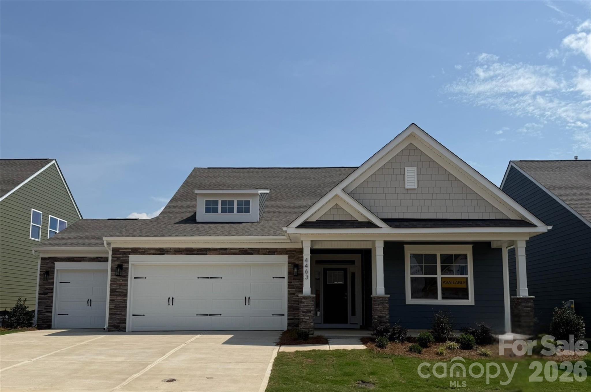 Homesite 113 features an Avery D floorplan - 4463 Blue Mound Court, Stanley