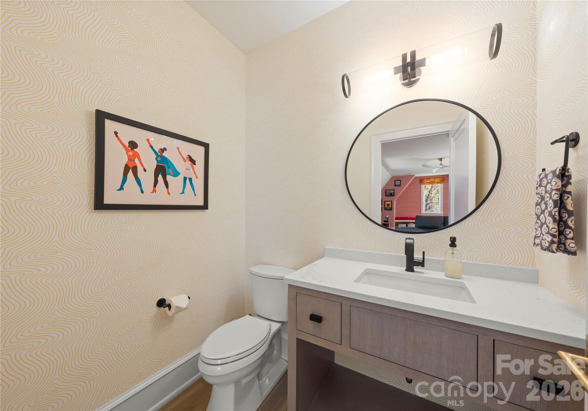 Half bath off bonus room. - 2610 Sedley Road, Charlotte