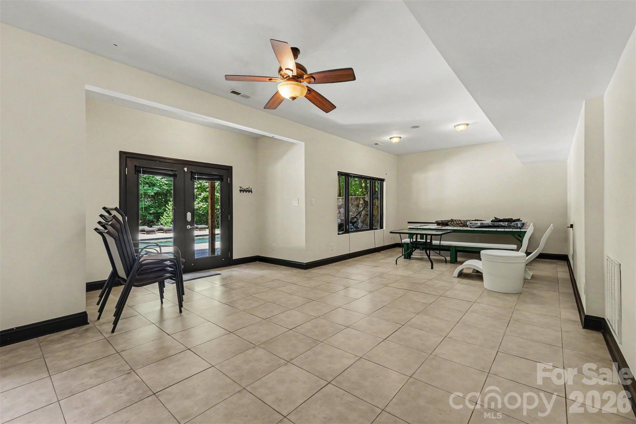 Walk-Out To Pool Area & Covered Porch - 4824 Pimlico Lane, Waxhaw