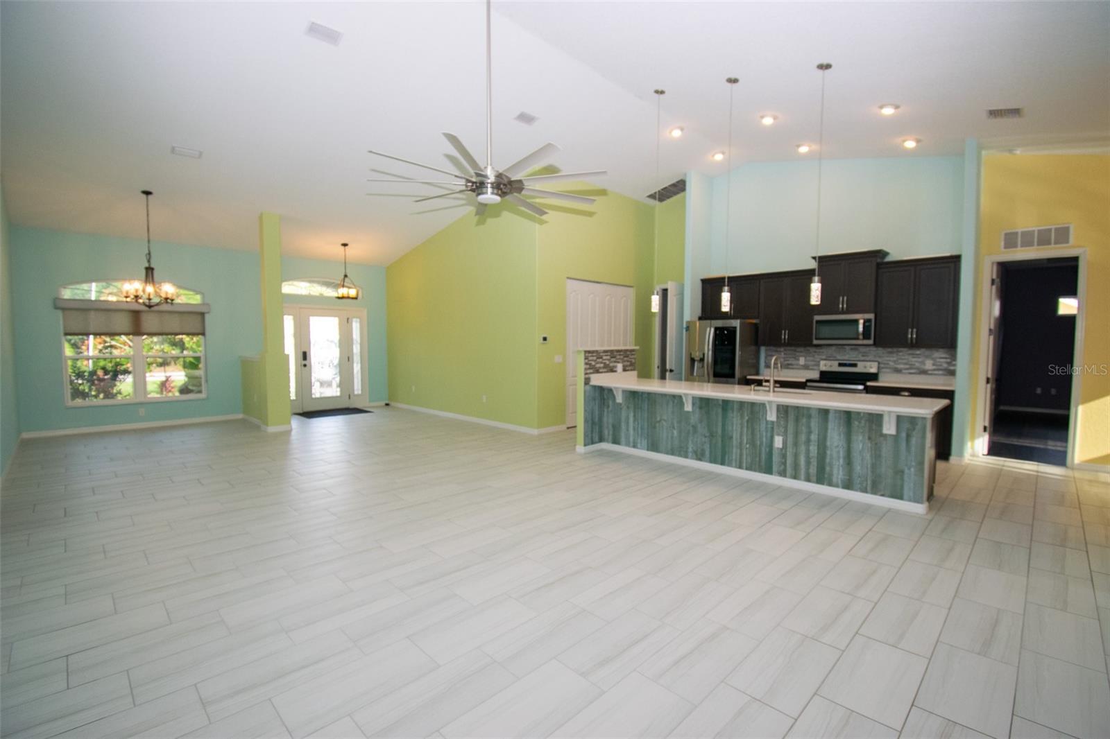 The Kitchen overlooks the family living room, so you never miss any of the action. - 225 BIRCHWOOD DR, PALM COAST