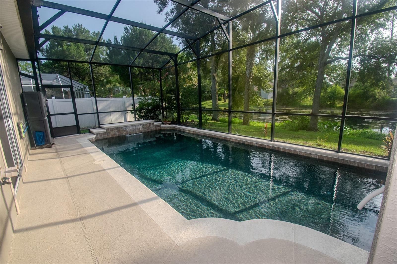 A huge pool that can accommodate your family and friends - 225 BIRCHWOOD DR, PALM COAST