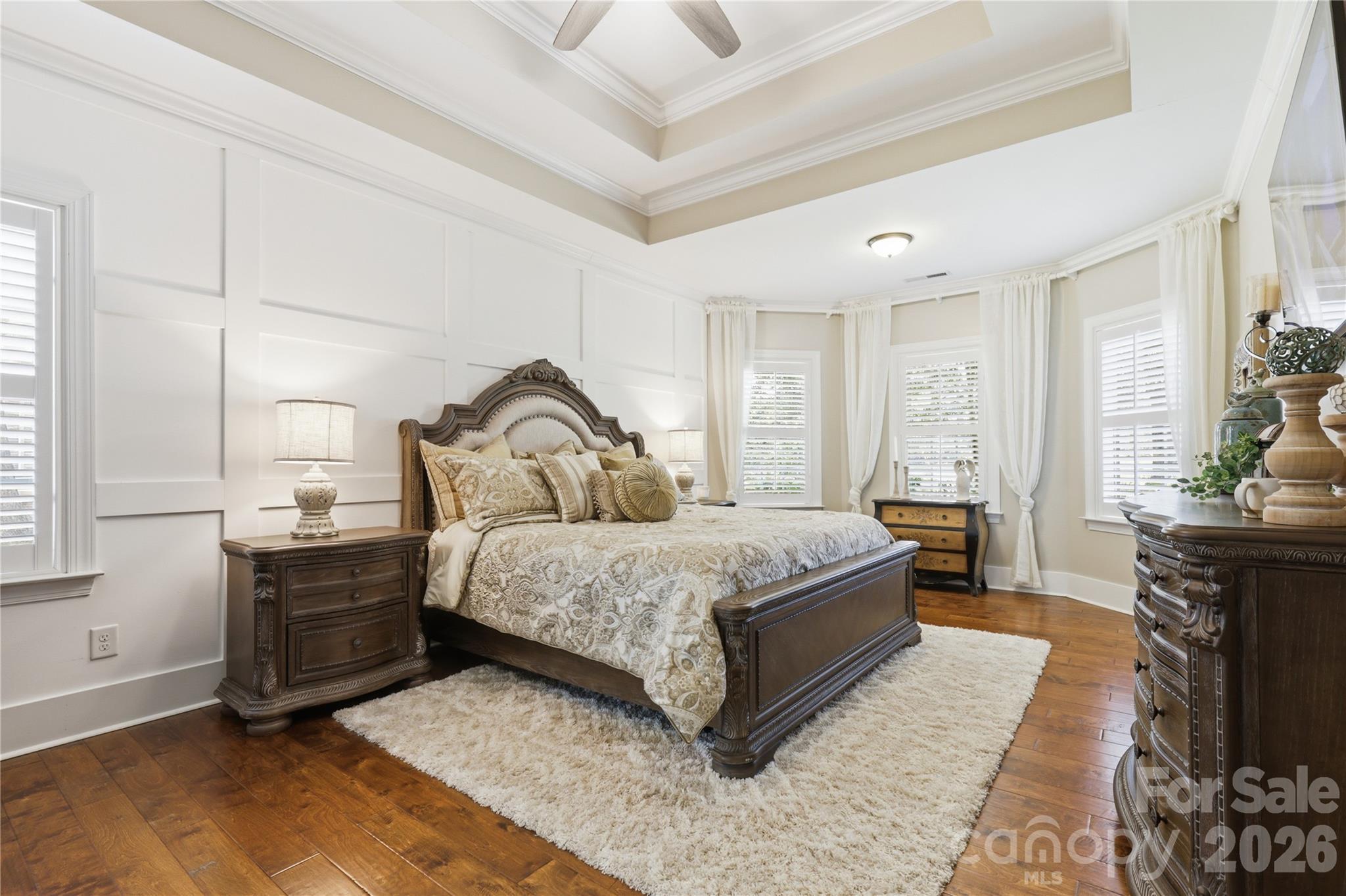 Primary Ensuite Bedroom with Trayed Ceilings - 304 Stutts Road, Mooresville