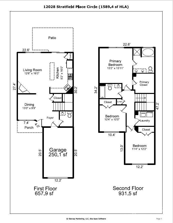 Townhouse at 12028 Stratfield Place Circle, Pineville, photo 38 of 48