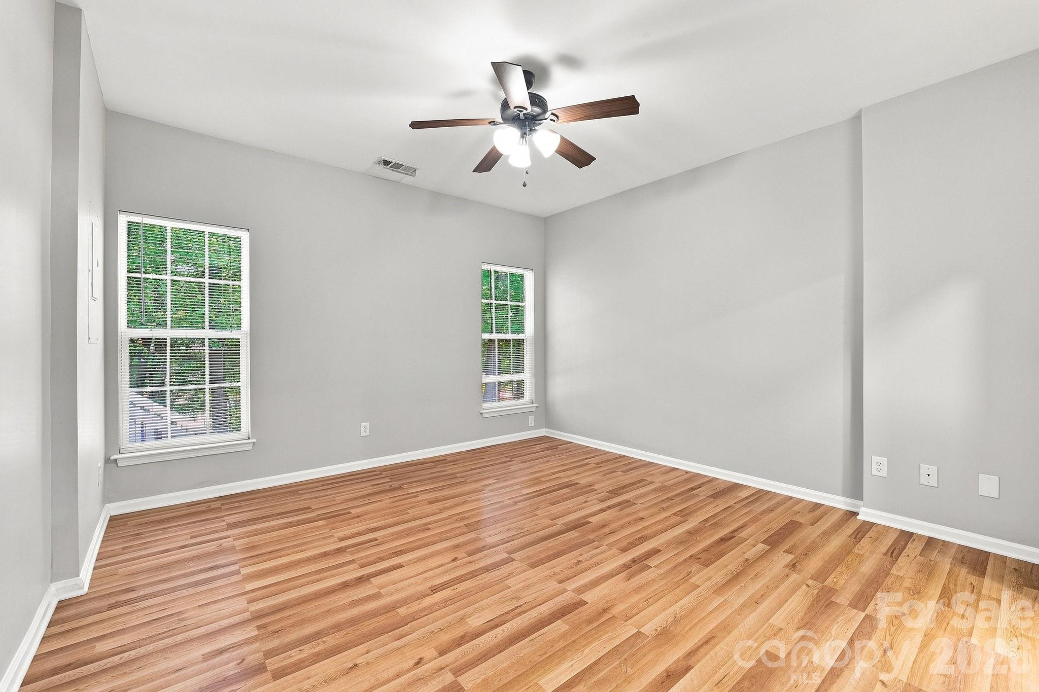 Primary bedroom on main floor - 121 Kase Court, Mooresville