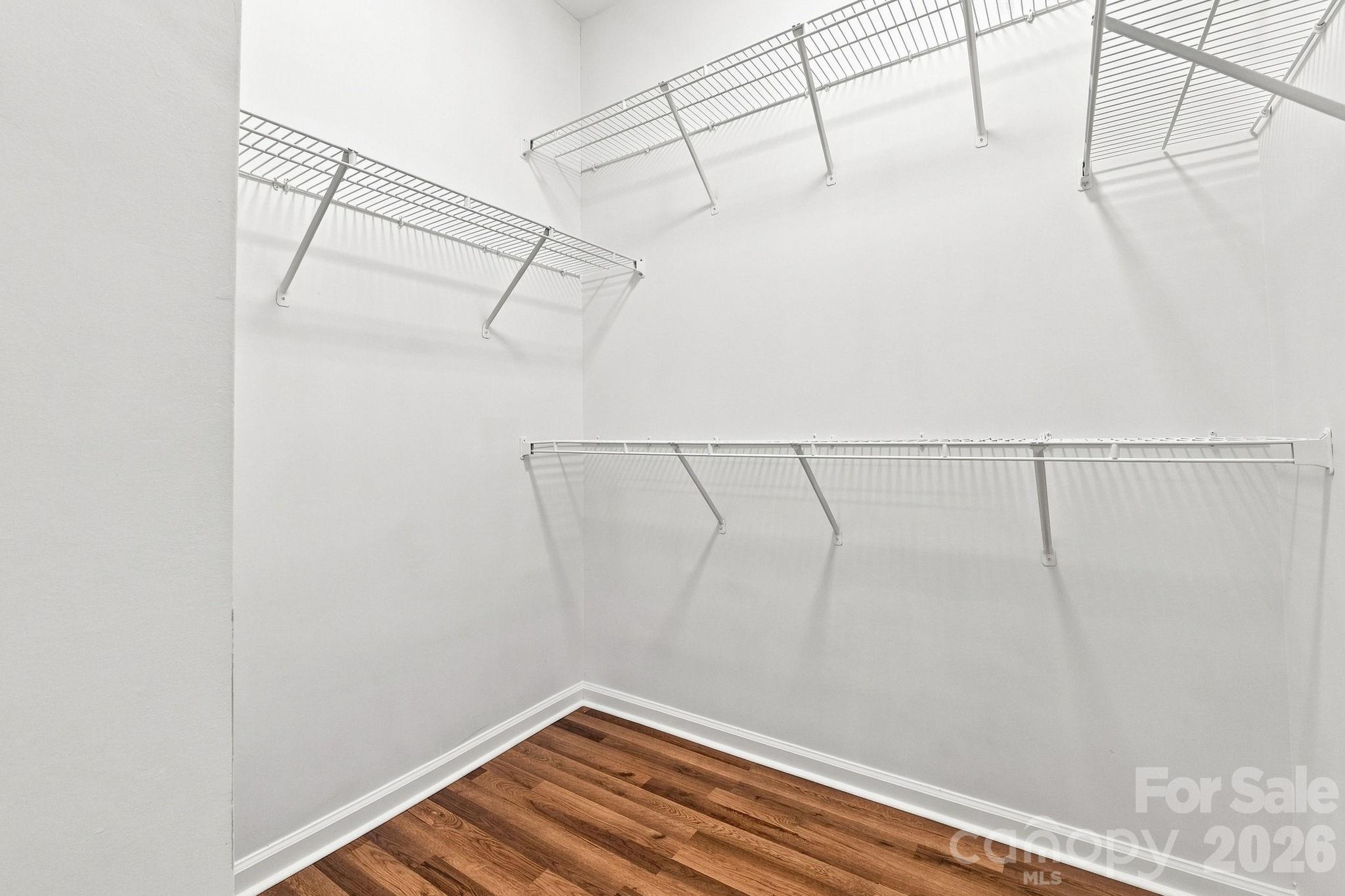 Primary Walk-in closet on main floor - 121 Kase Court, Mooresville