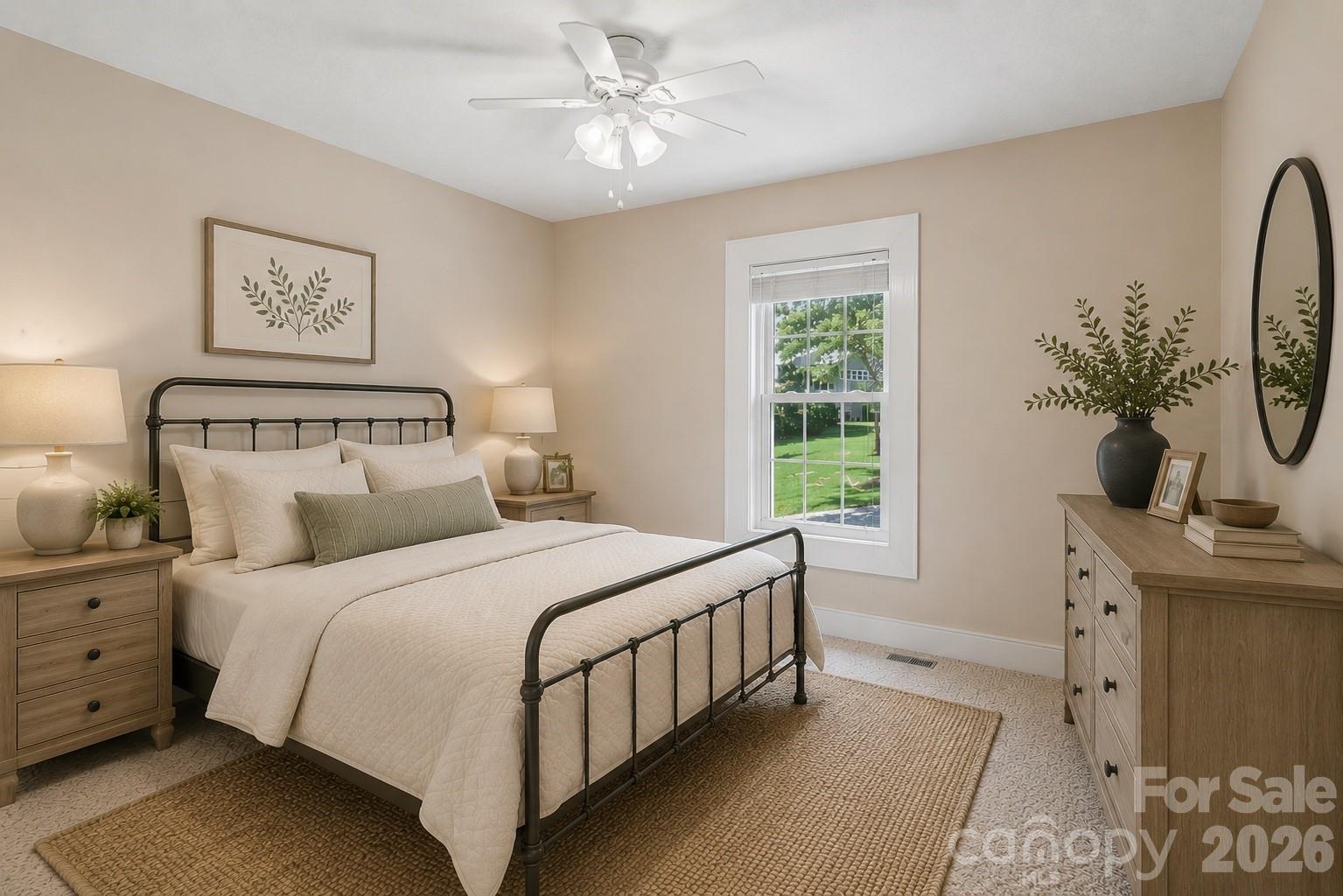 Second Bedroom Virtually Staged - 1414 Kanuga Road, Hendersonville
