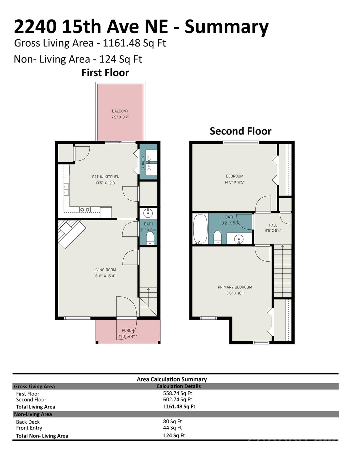 Floor Plan - 2240 15th Avenue NE, Hickory