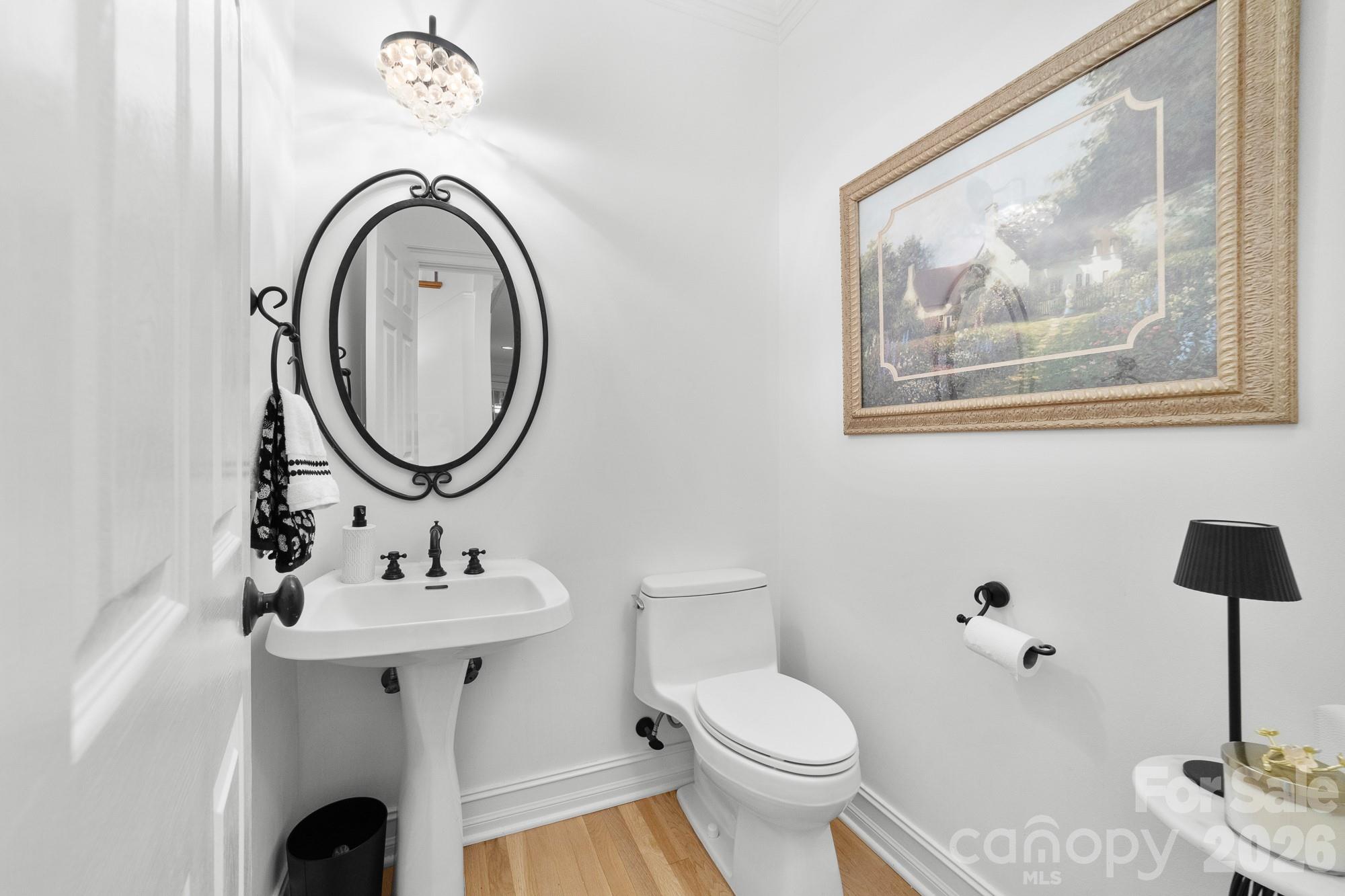 main floor 1/2 bath - 21300 Blakely Shores Drive, Cornelius