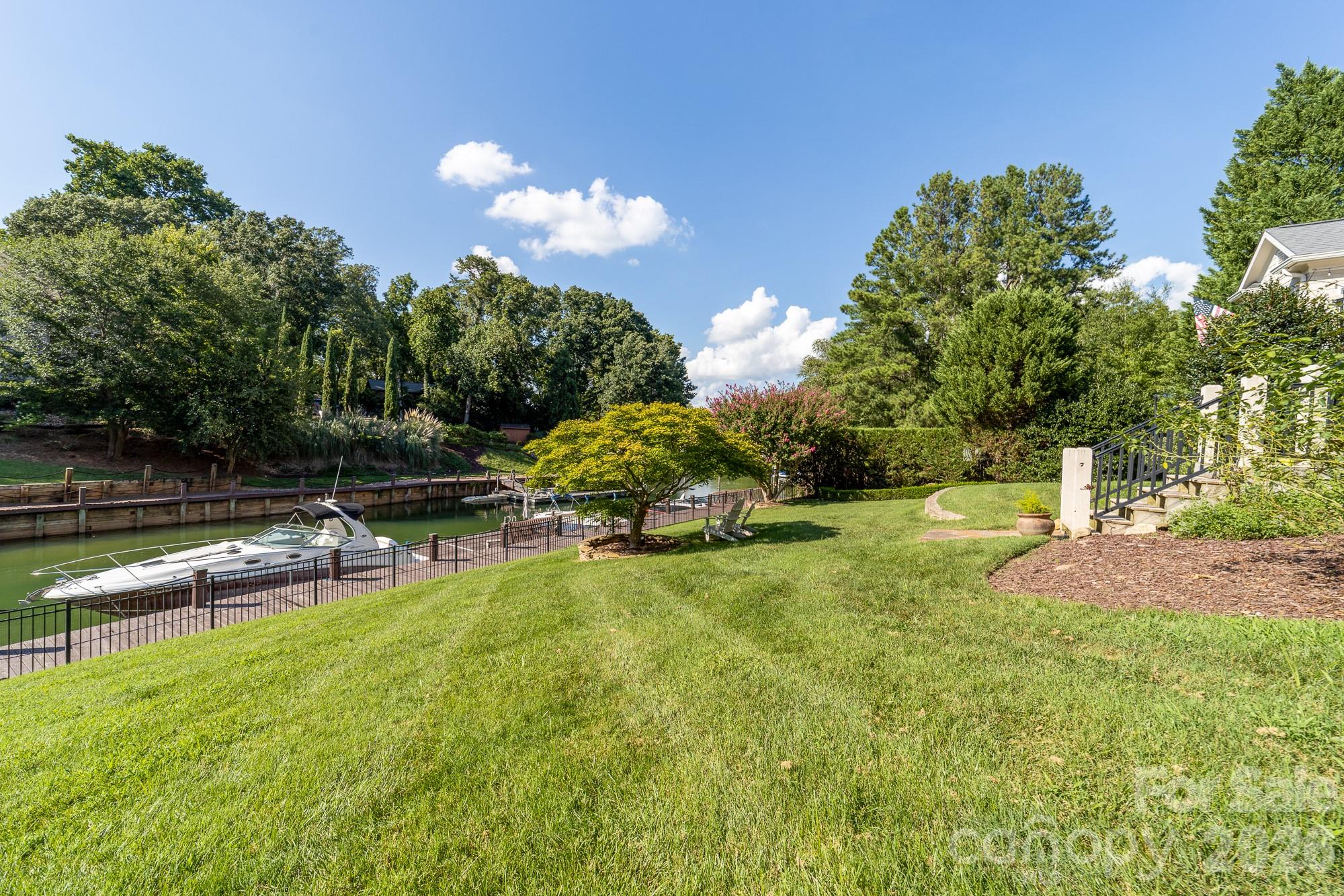 gated back yard - 21300 Blakely Shores Drive, Cornelius