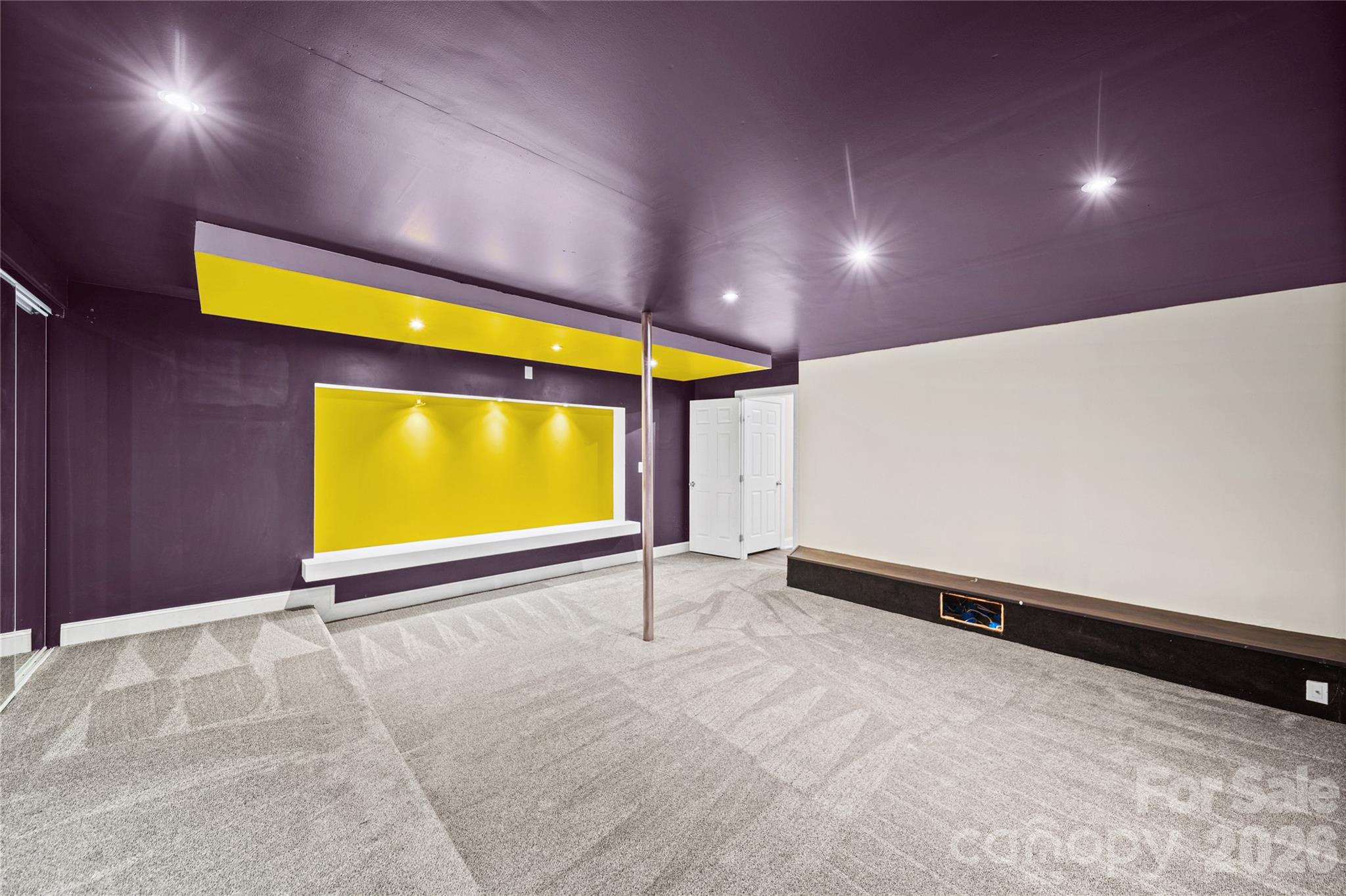 Basement media room - 2246 Donnington Lane NW, Concord