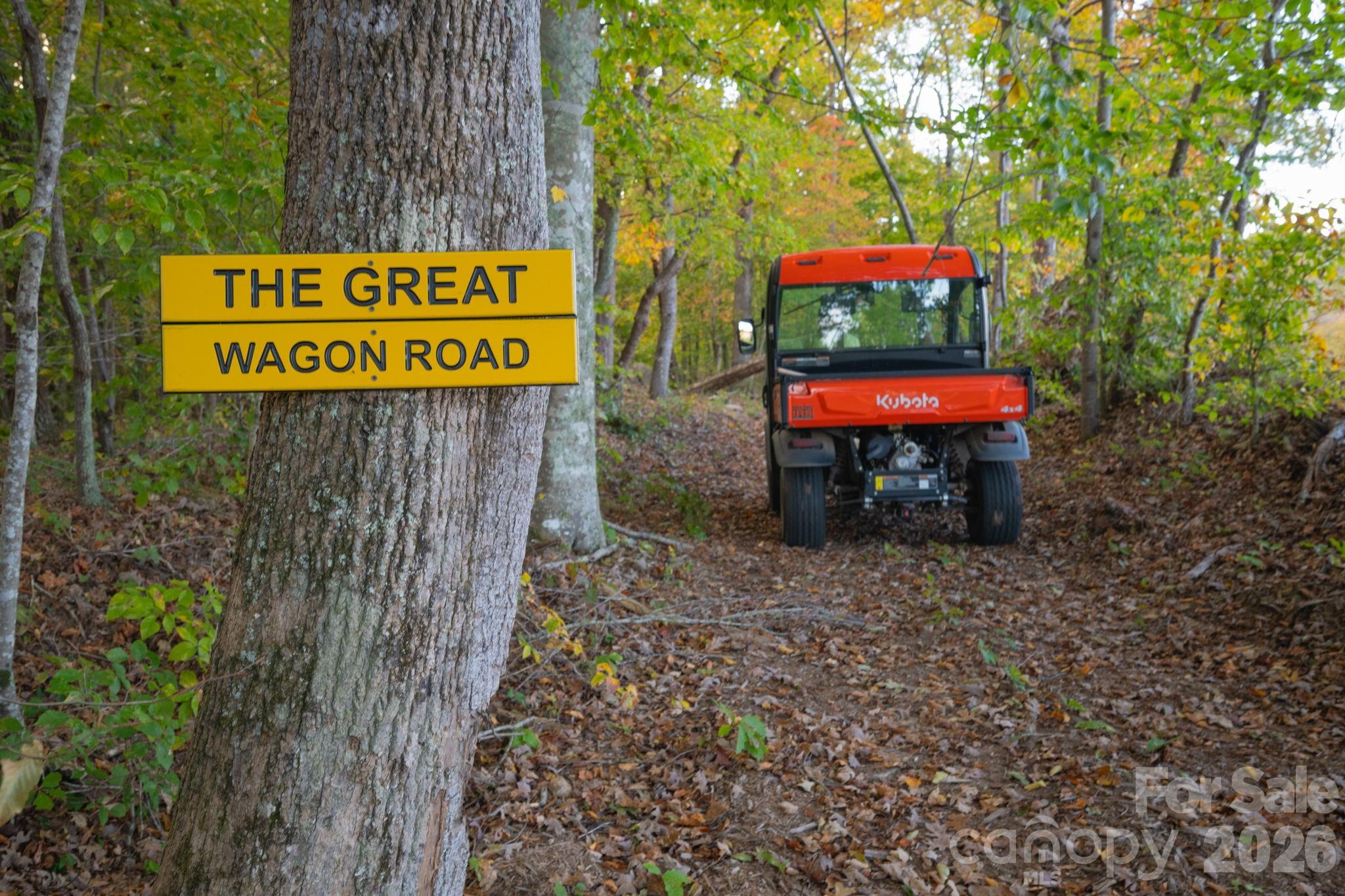 Miles of named trails weave throughout the property, including the historic Wagon Road dating back to the Revolutionary War era - 1260 Beaver Island Trail Road, Walnut Cove
