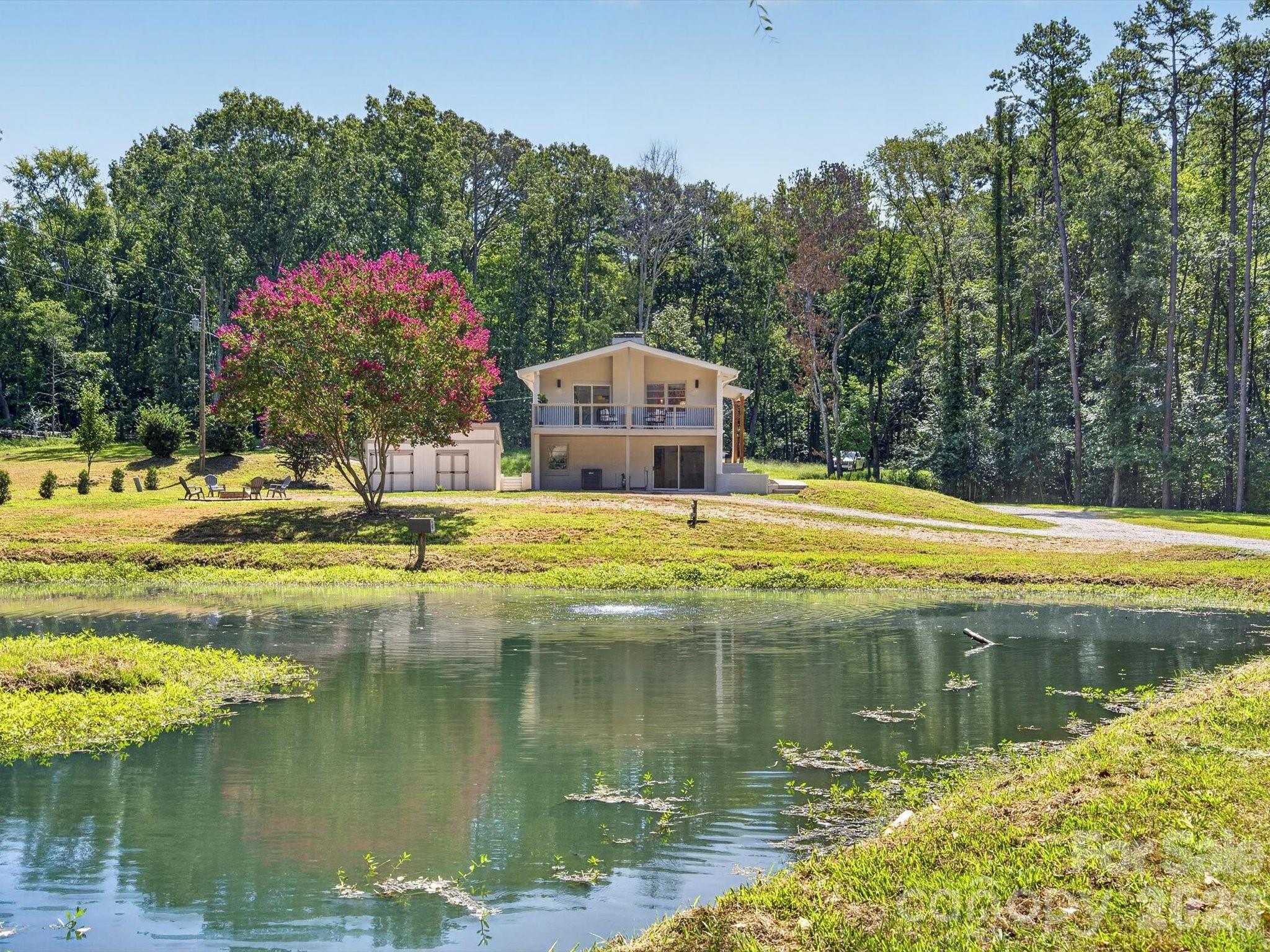 Peaceful pond views at home. - 2532 Sam Newell Road, Matthews