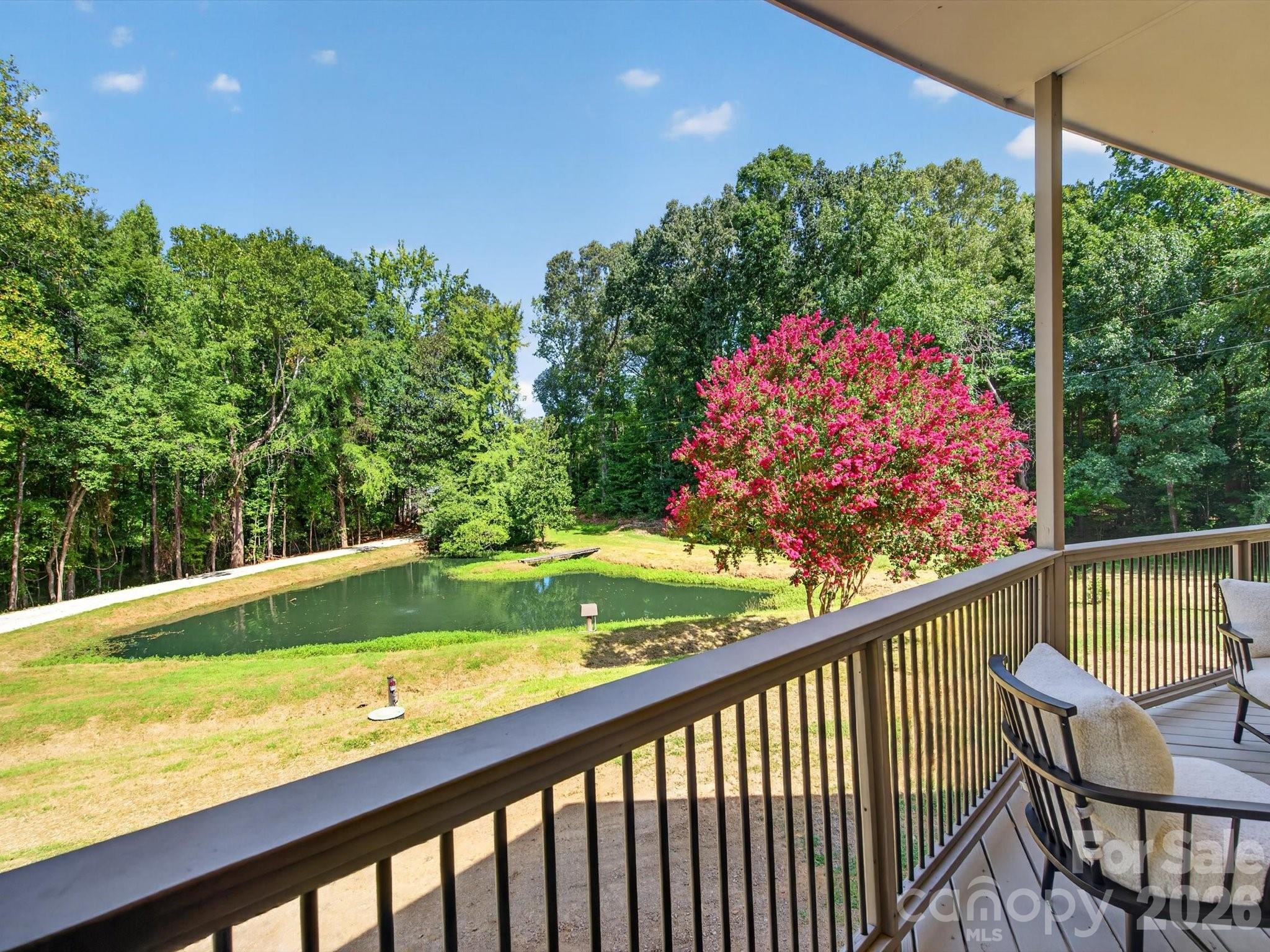 A porch with a view. - 2532 Sam Newell Road, Matthews