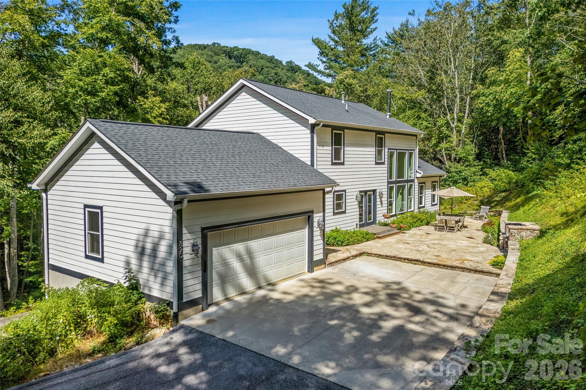 Custom home on 6 private acres - 820 Merrills Cove Road, Asheville