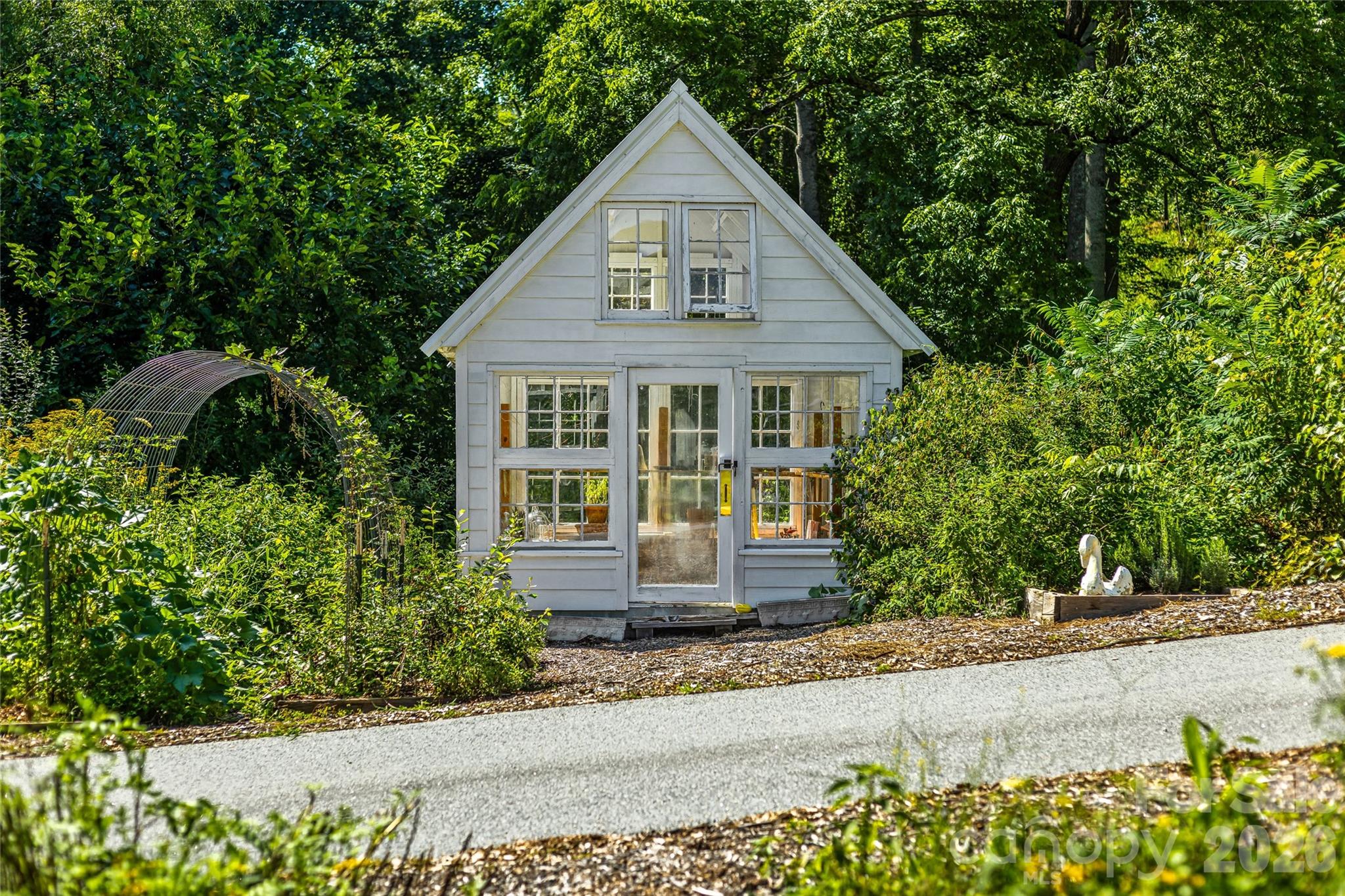 Greenhouse and established gardens - 820 Merrills Cove Road, Asheville