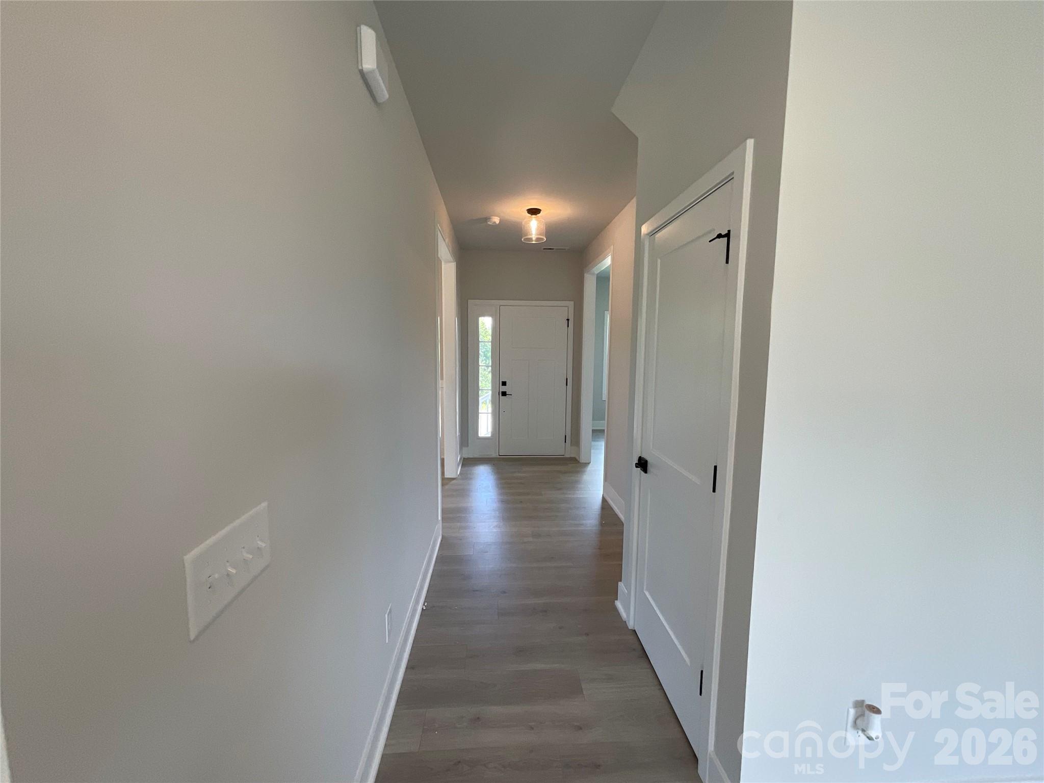 Hallway towards front door - 156 Kerr Walk Drive, Statesville