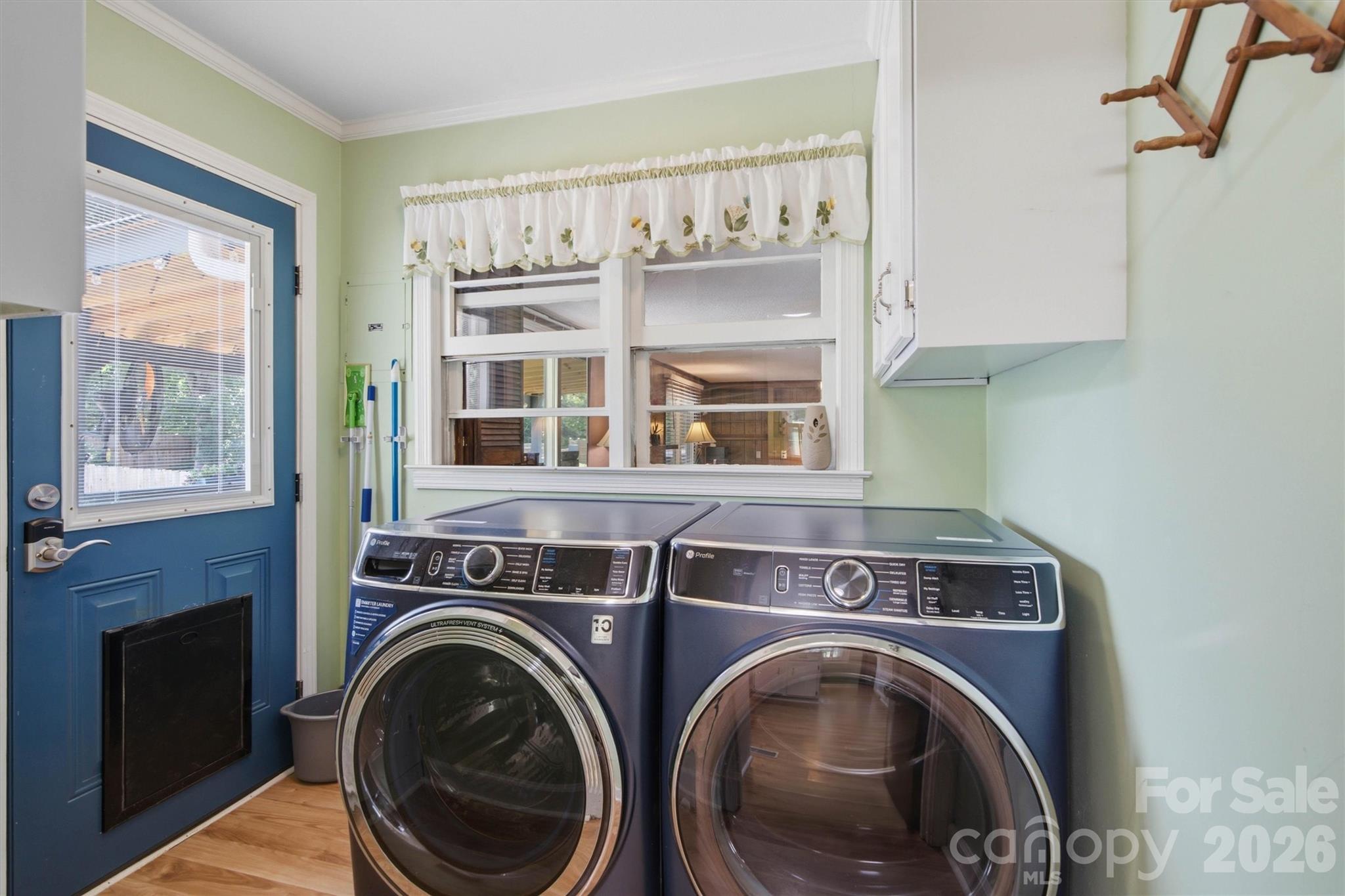 Laundry room on main floor. - 148 Era Street, Troutman