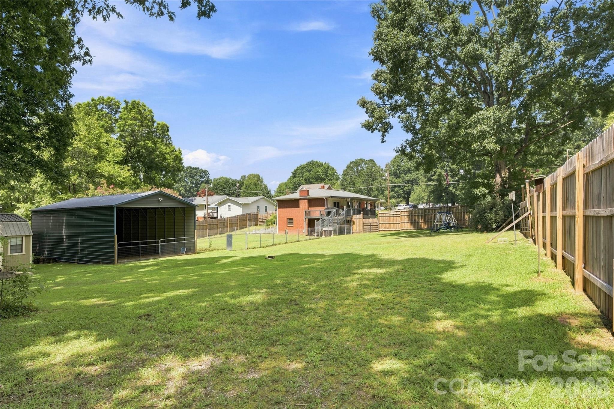 Fully fenced backyard with tons of privacy. - 148 Era Street, Troutman