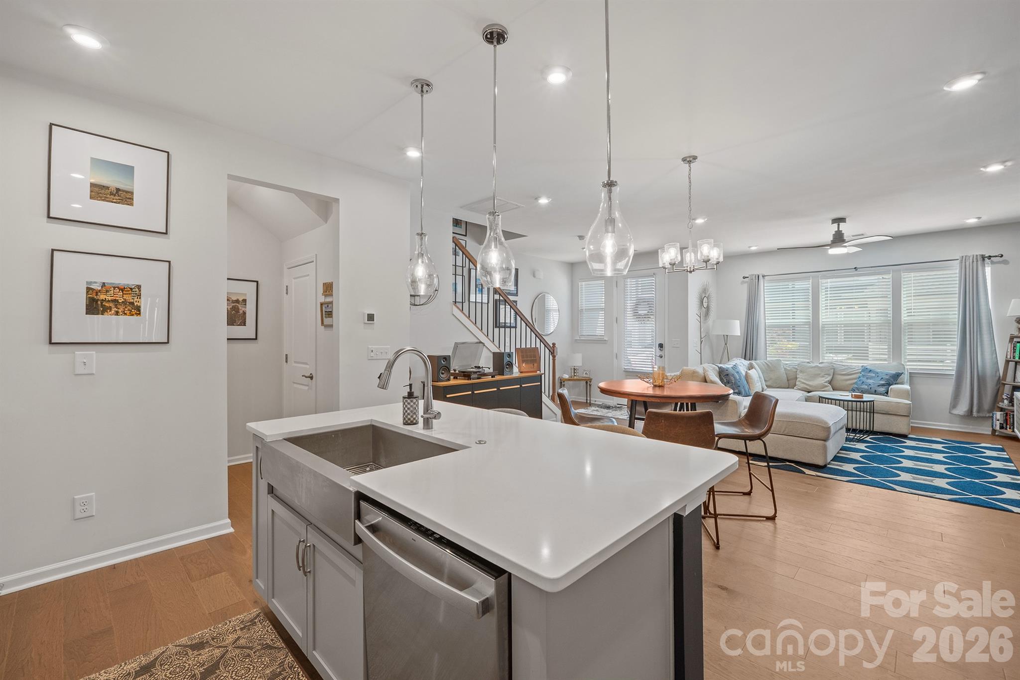 Island in kitchen - 6161 Pierce Lane, Kannapolis