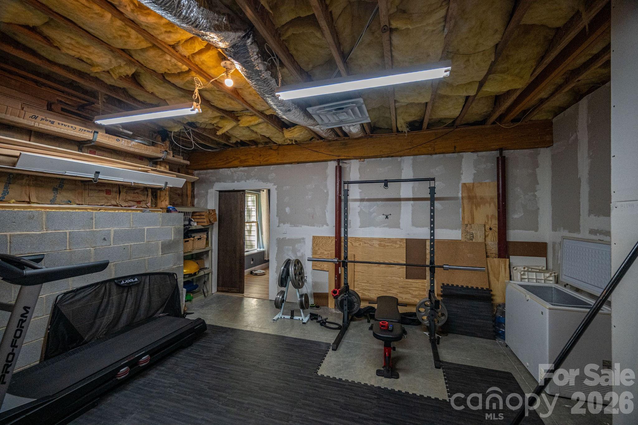 Basement Unfinished Flex Space - 1903 Miners Creek Drive, Lincolnton