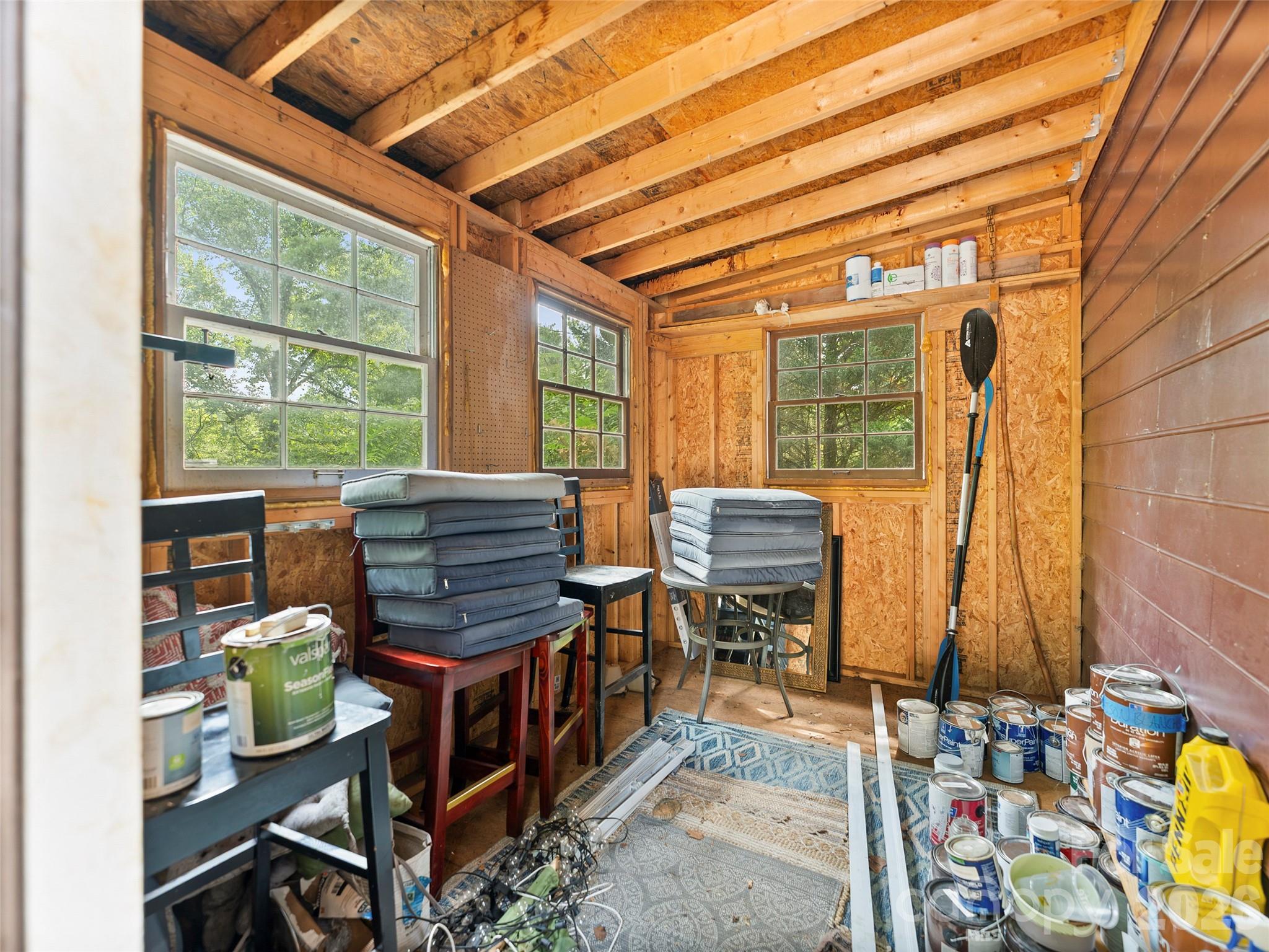 Attached storage shed - 28 Marne Road, Asheville