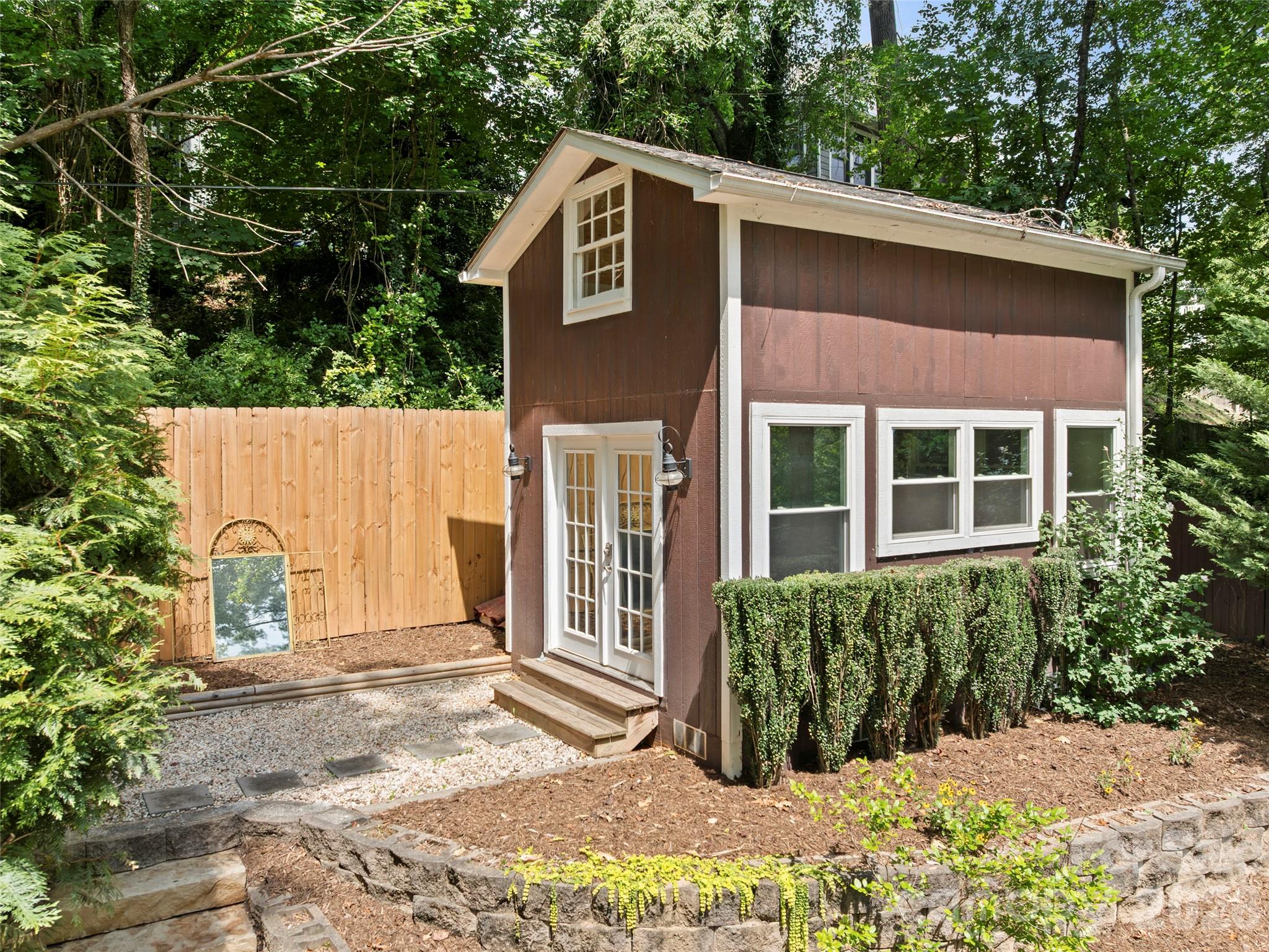 Finished shed with electricity! - 28 Marne Road, Asheville