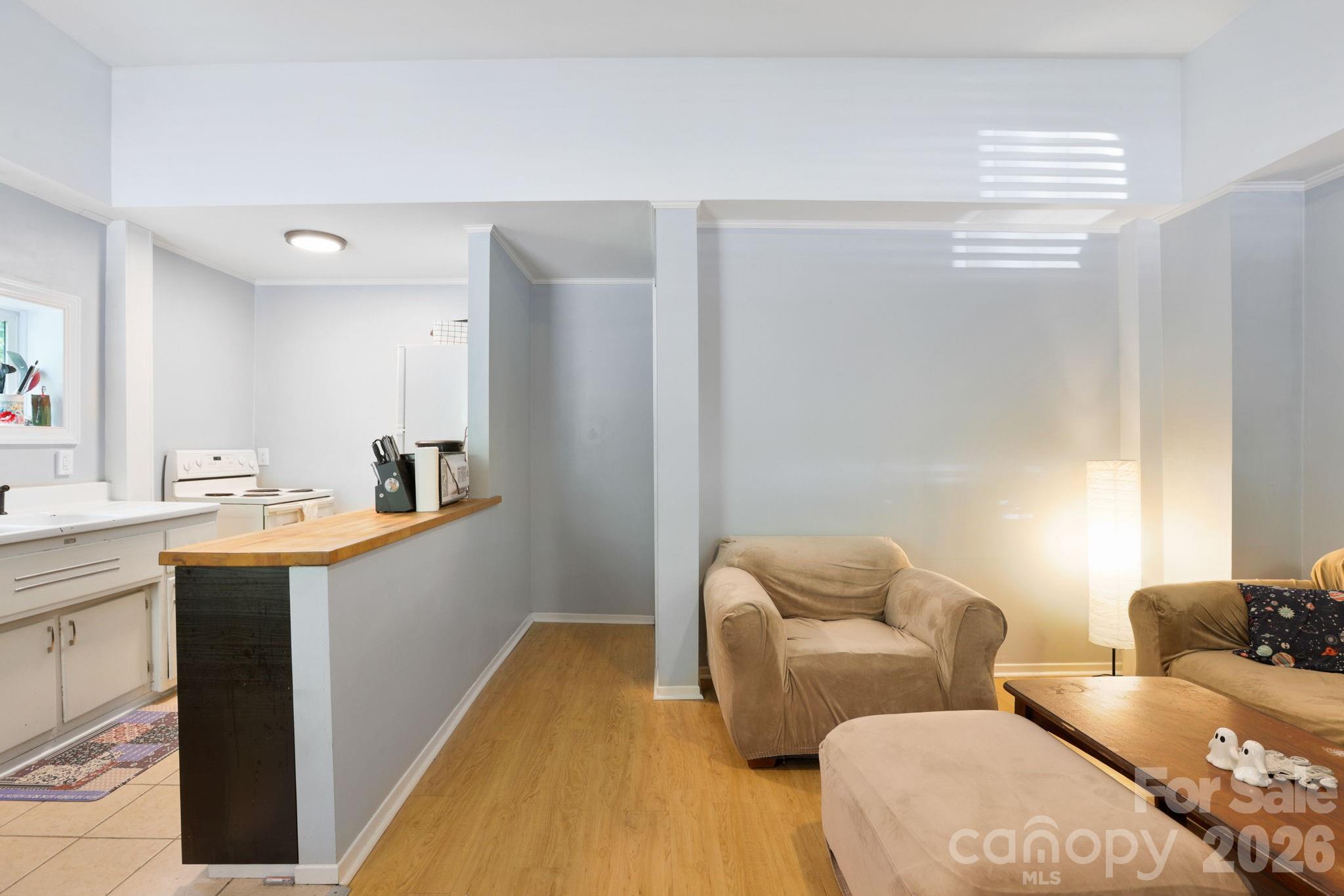 Open Living Room Kitchen - 169 and 171 Cragmont Road, Black Mountain