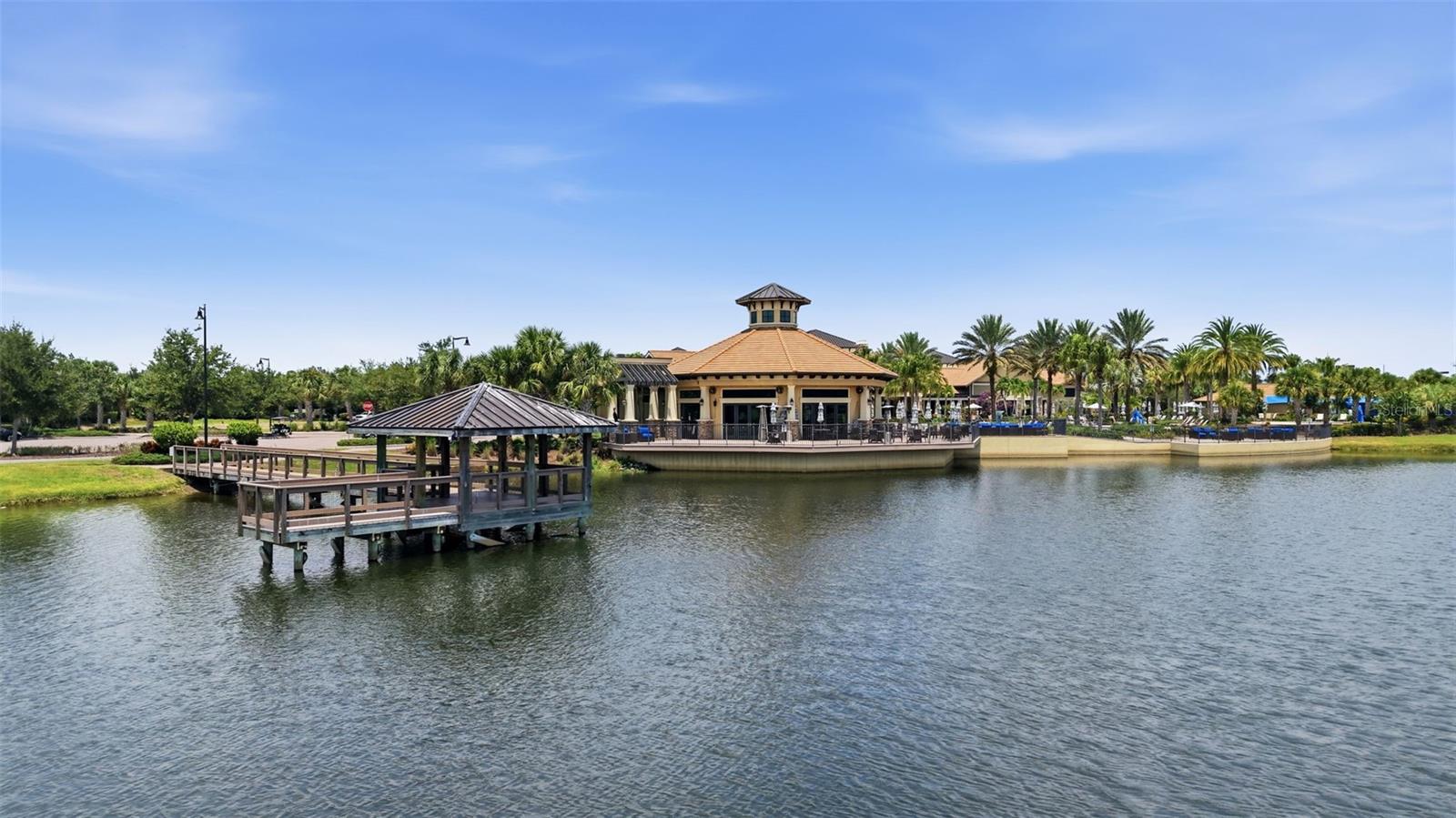 Clubhouse dock & restaurant - 6839 CHESTER TRL, BRADENTON