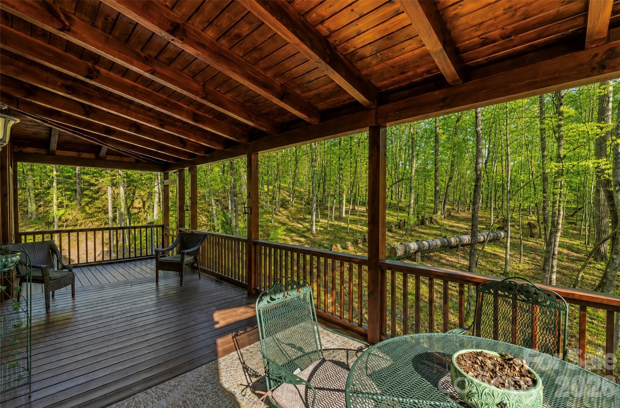 Screened porch - 204 Mountain Vista Drive, Nebo
