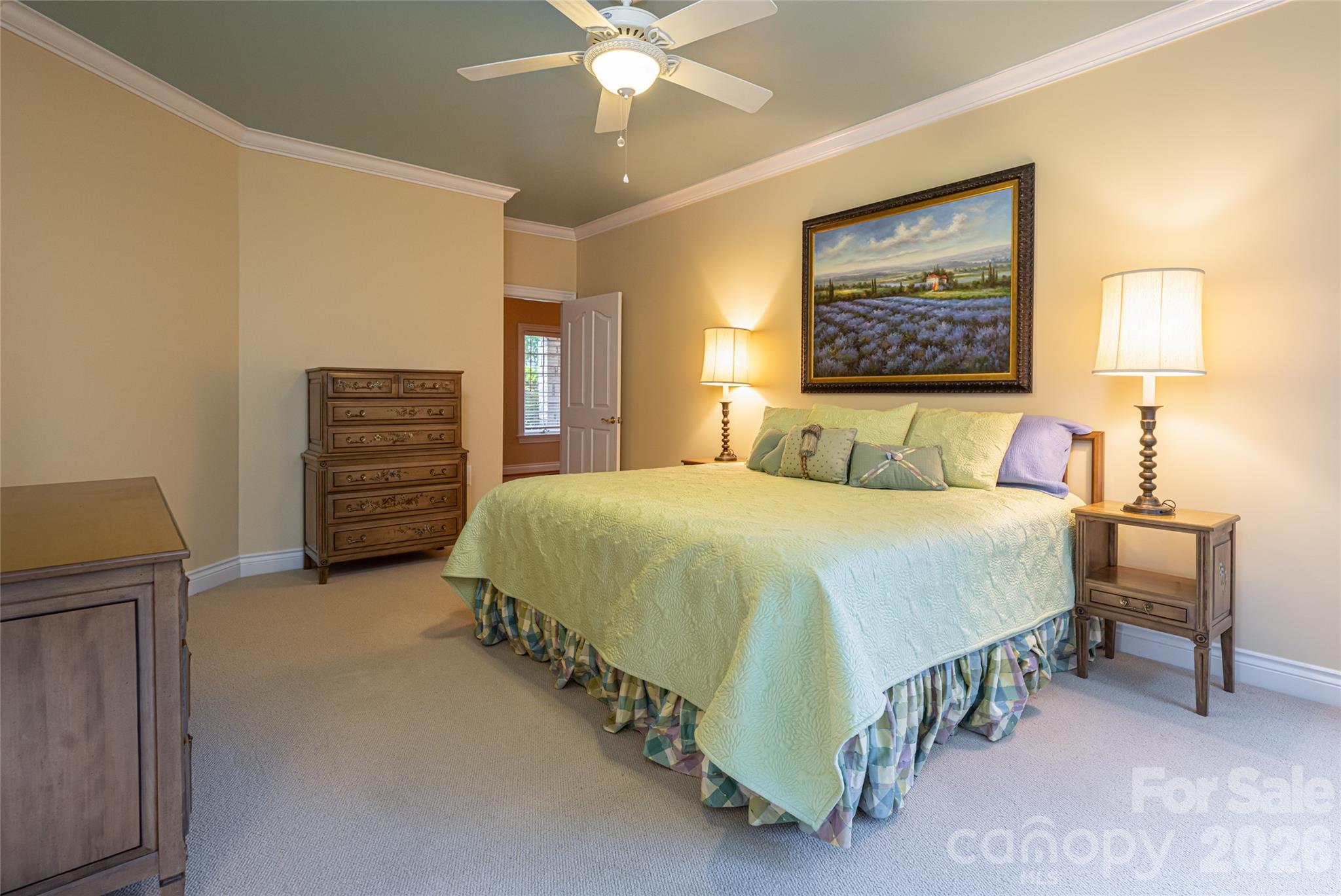 Primary bedroom on main level - 8 Clovelly Way, Asheville