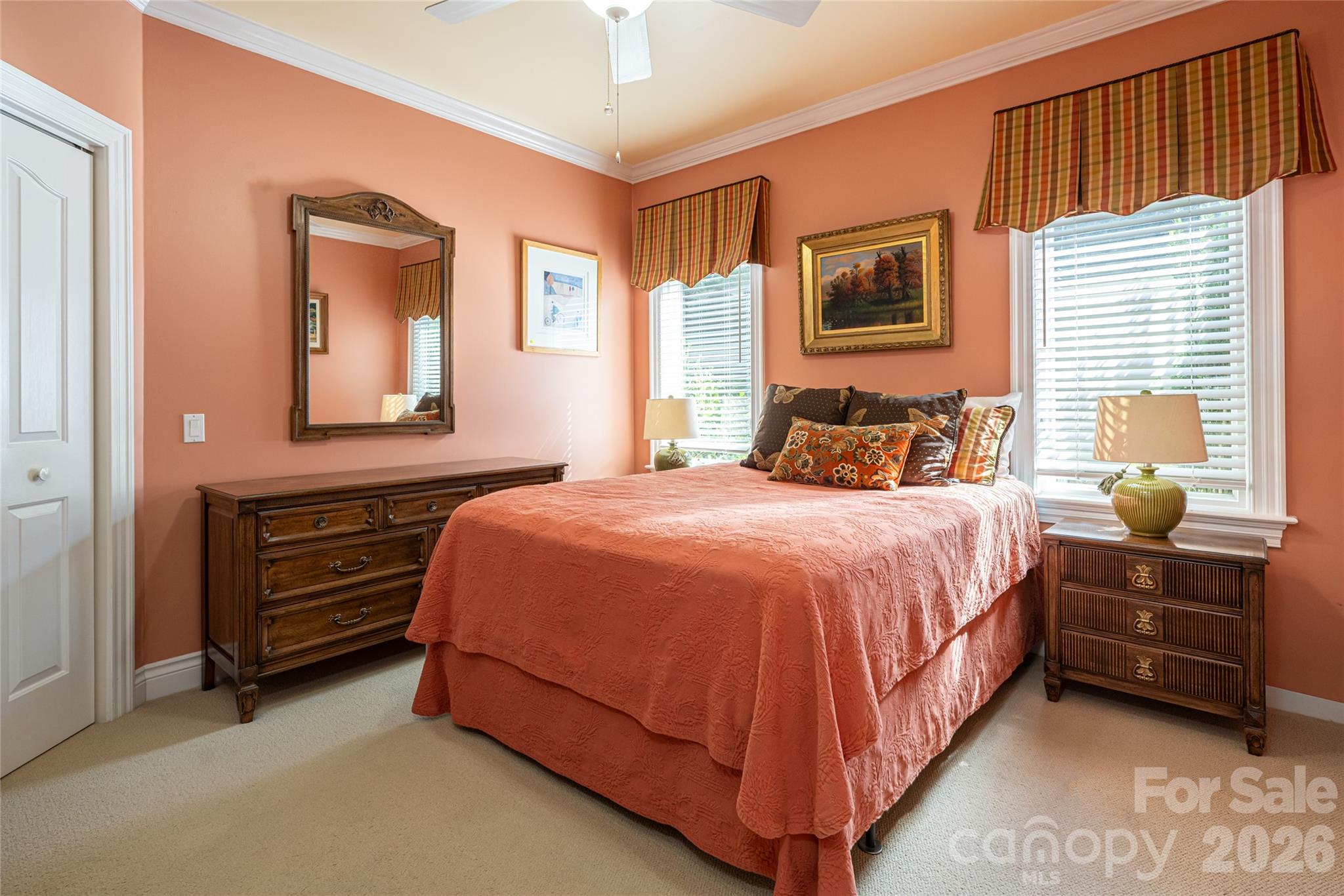 Guest bedroom 1 on main level - 8 Clovelly Way, Asheville