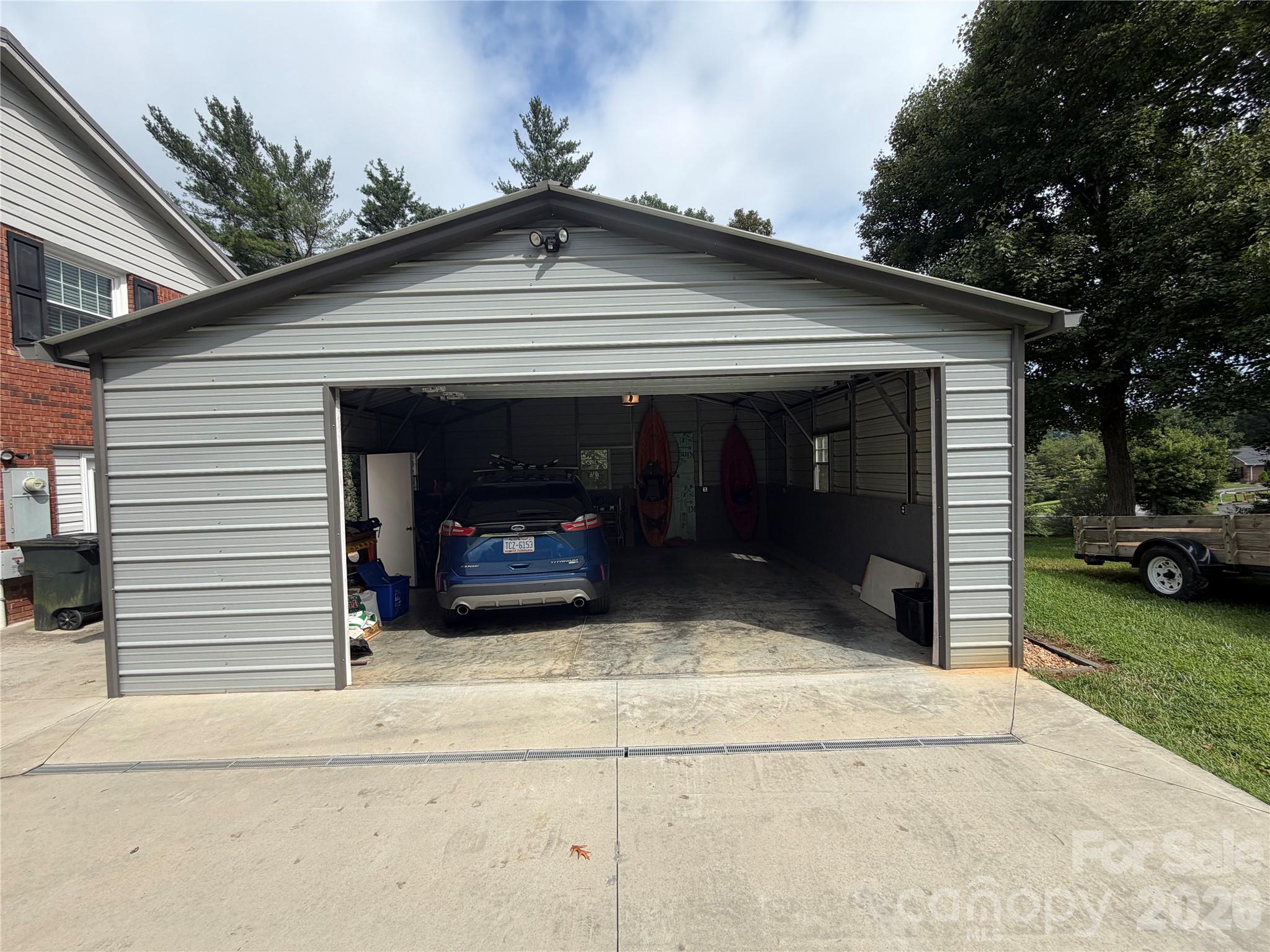 2 Car Detached Garage with Garage opener - 1000 Beaumont Poplar Street, North Wilkesboro