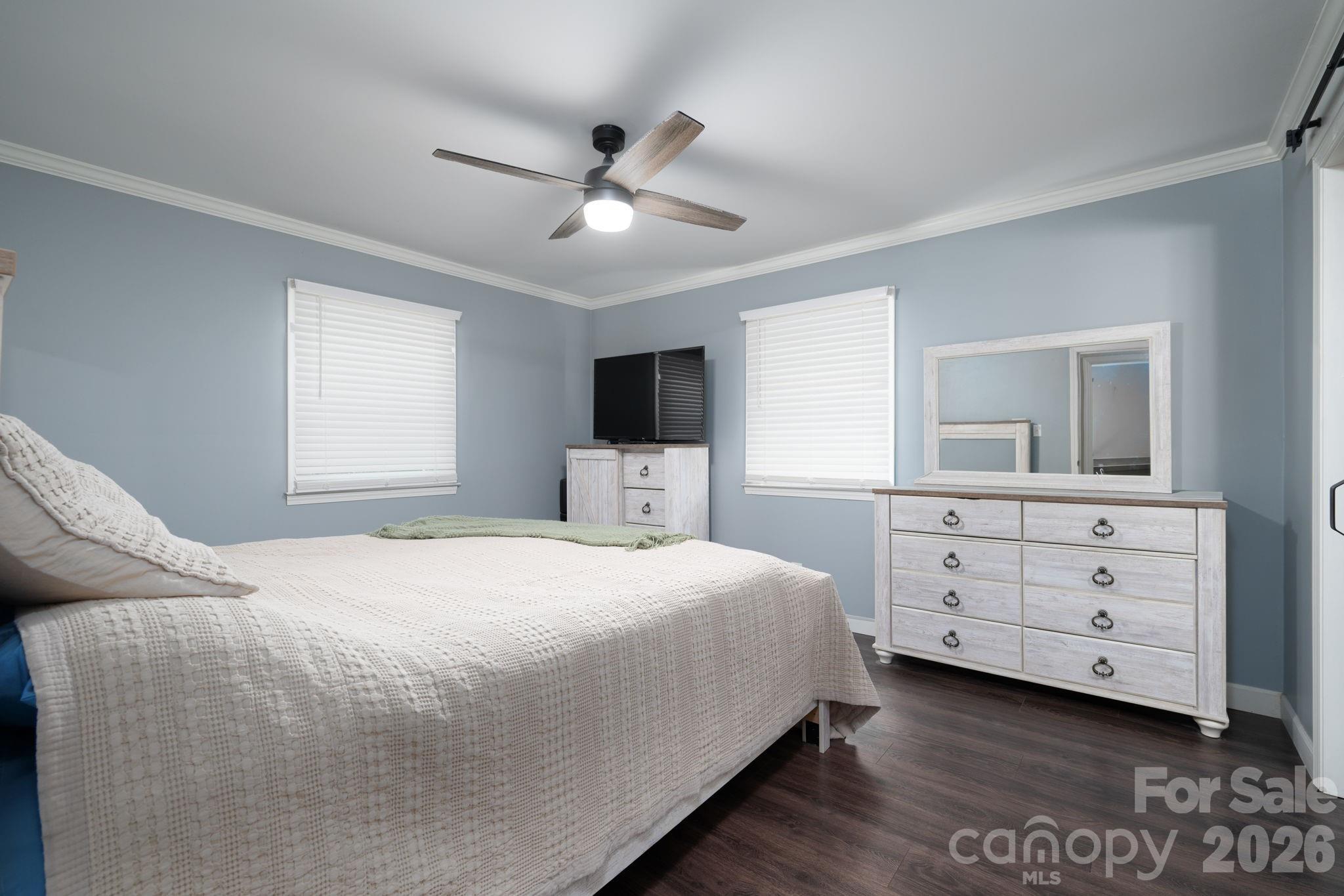 Primary Bedroom with en-suite bath - 1718 Woolie Road, Lincolnton