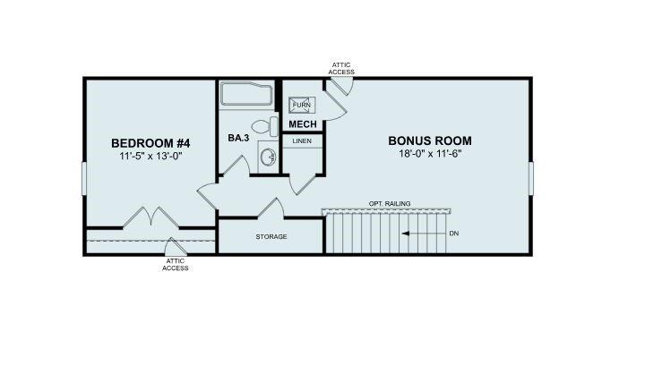 Second floor - 1905 Augustine Street, Monroe