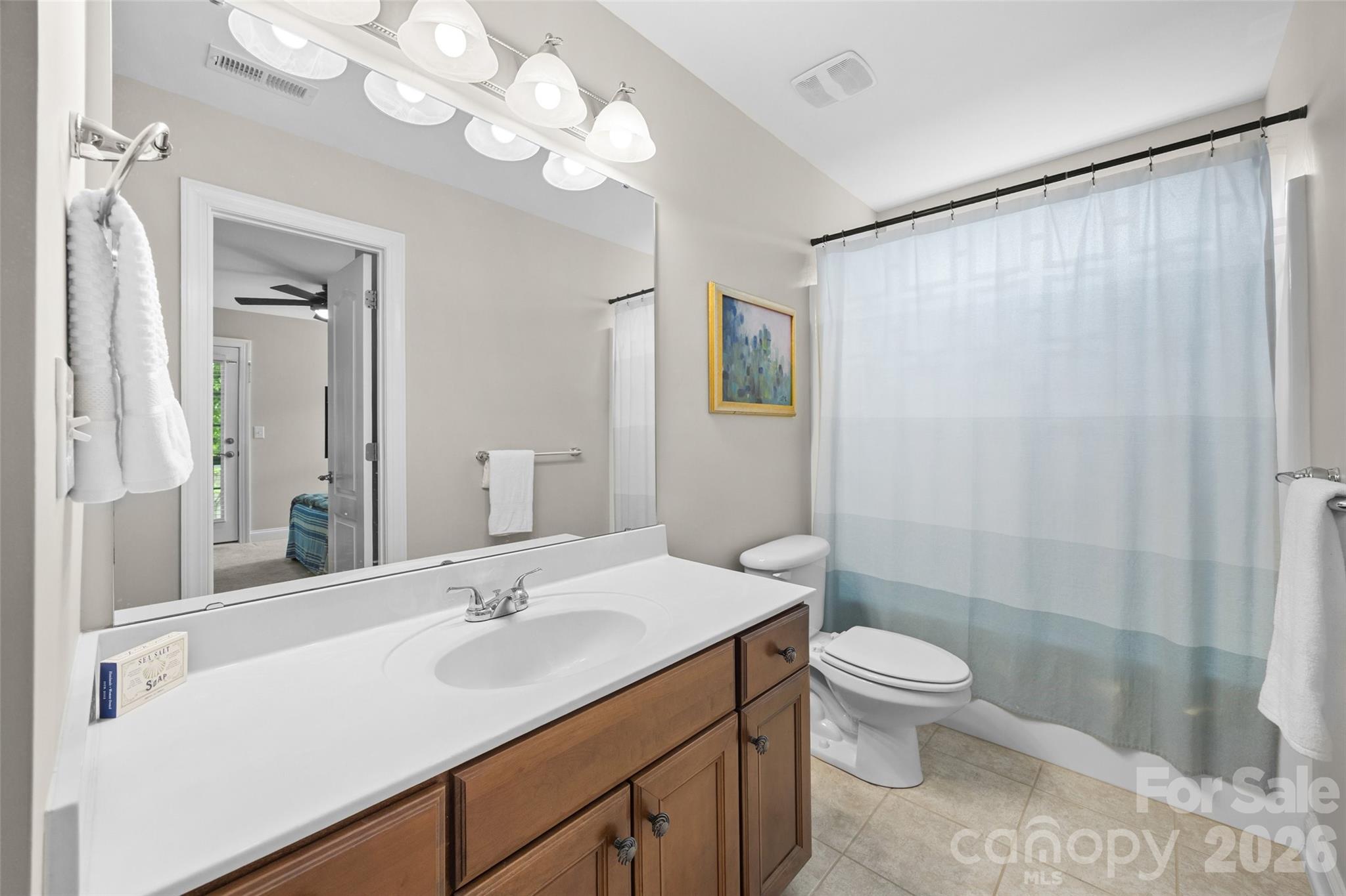 Upper level hall bathroom - 2209 Trading Ford Drive, Waxhaw