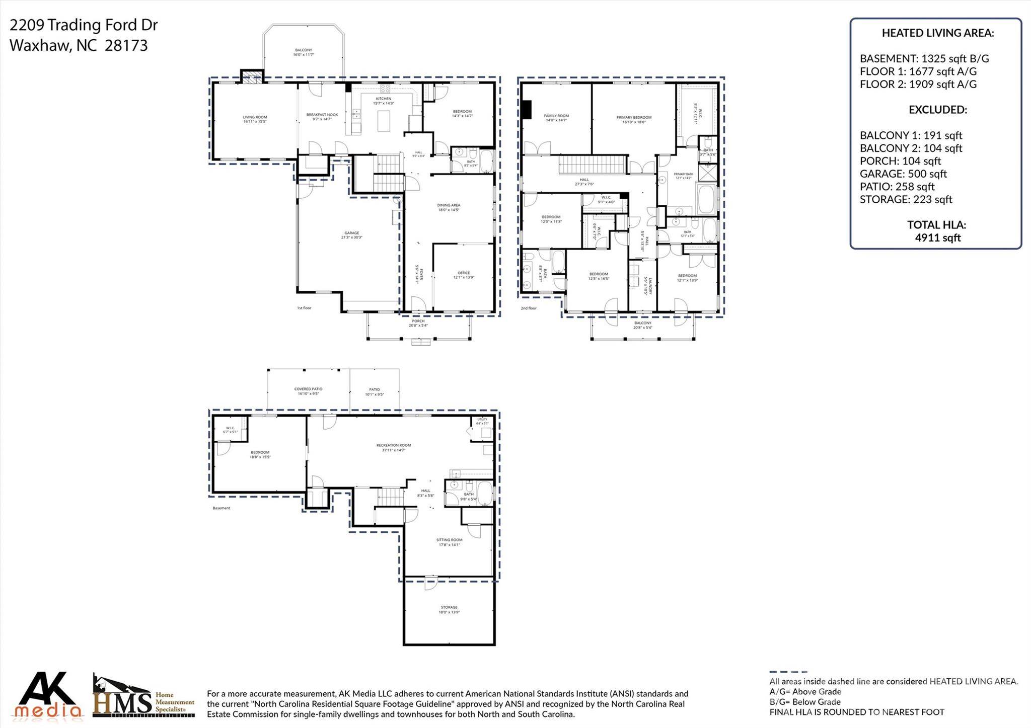 Floorplan for 2209 Trading Ford Drive - 2209 Trading Ford Drive, Waxhaw