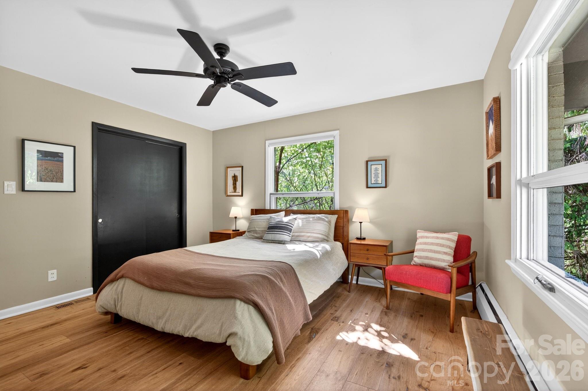 Primary bedroom - 301 Stratford Road, Asheville