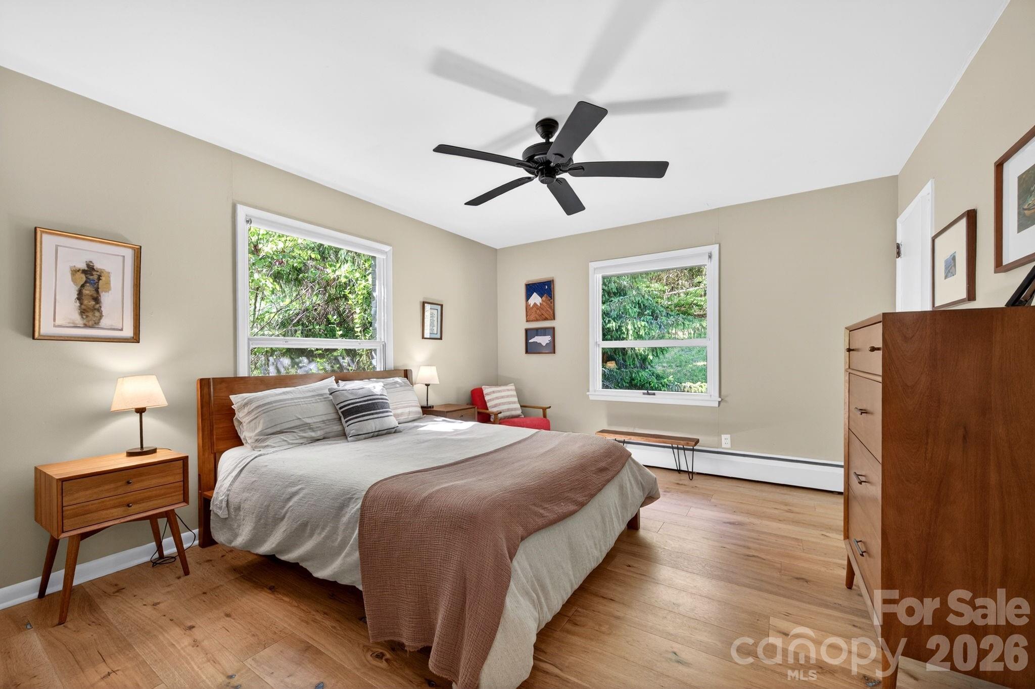 Primary bedroom - 301 Stratford Road, Asheville