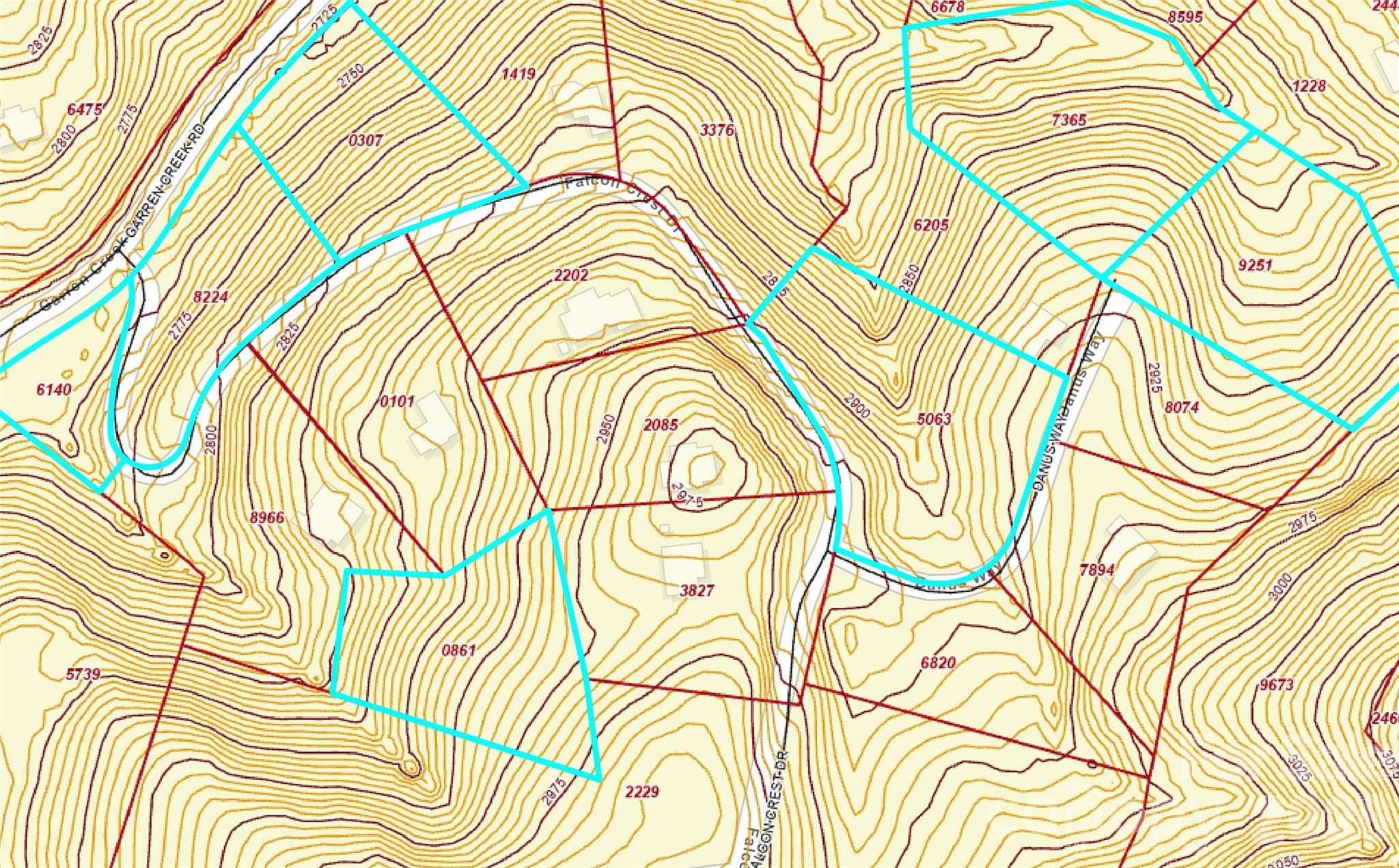 All lots are in steep slope zoning area - 7 Falcon Crest Drive, Fairview