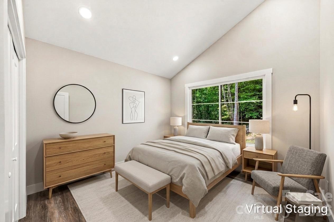 Light-filled bedroom - virtually staged - 60 Catatoga Trail, Marion