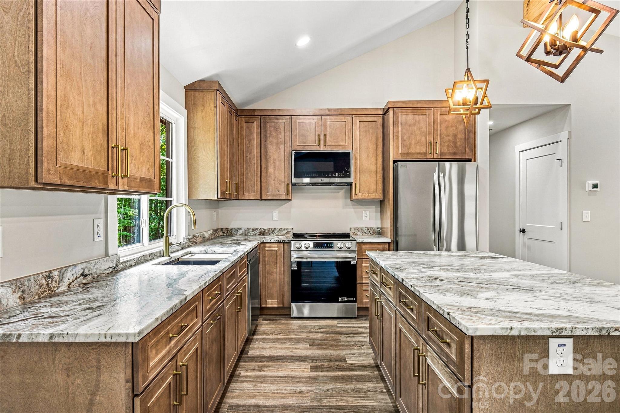 Kitchen with stainless appliances - 60 Catatoga Trail, Marion