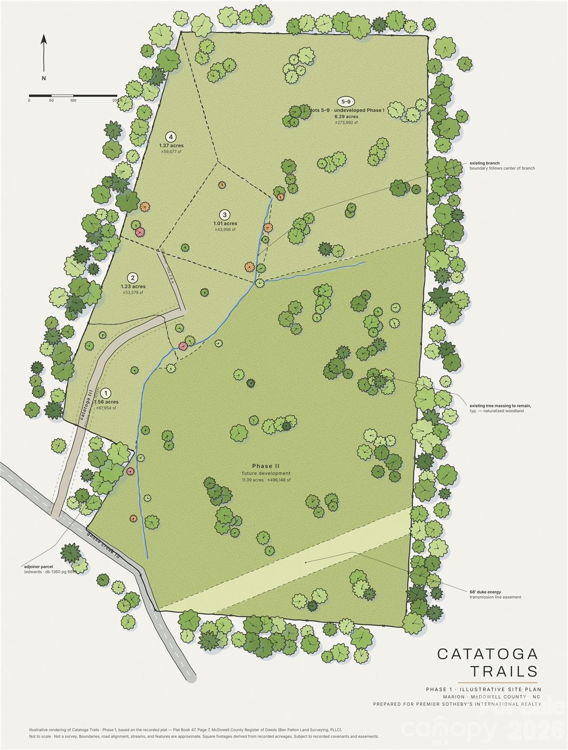 Property site plan - 60 Catatoga Trail, Marion