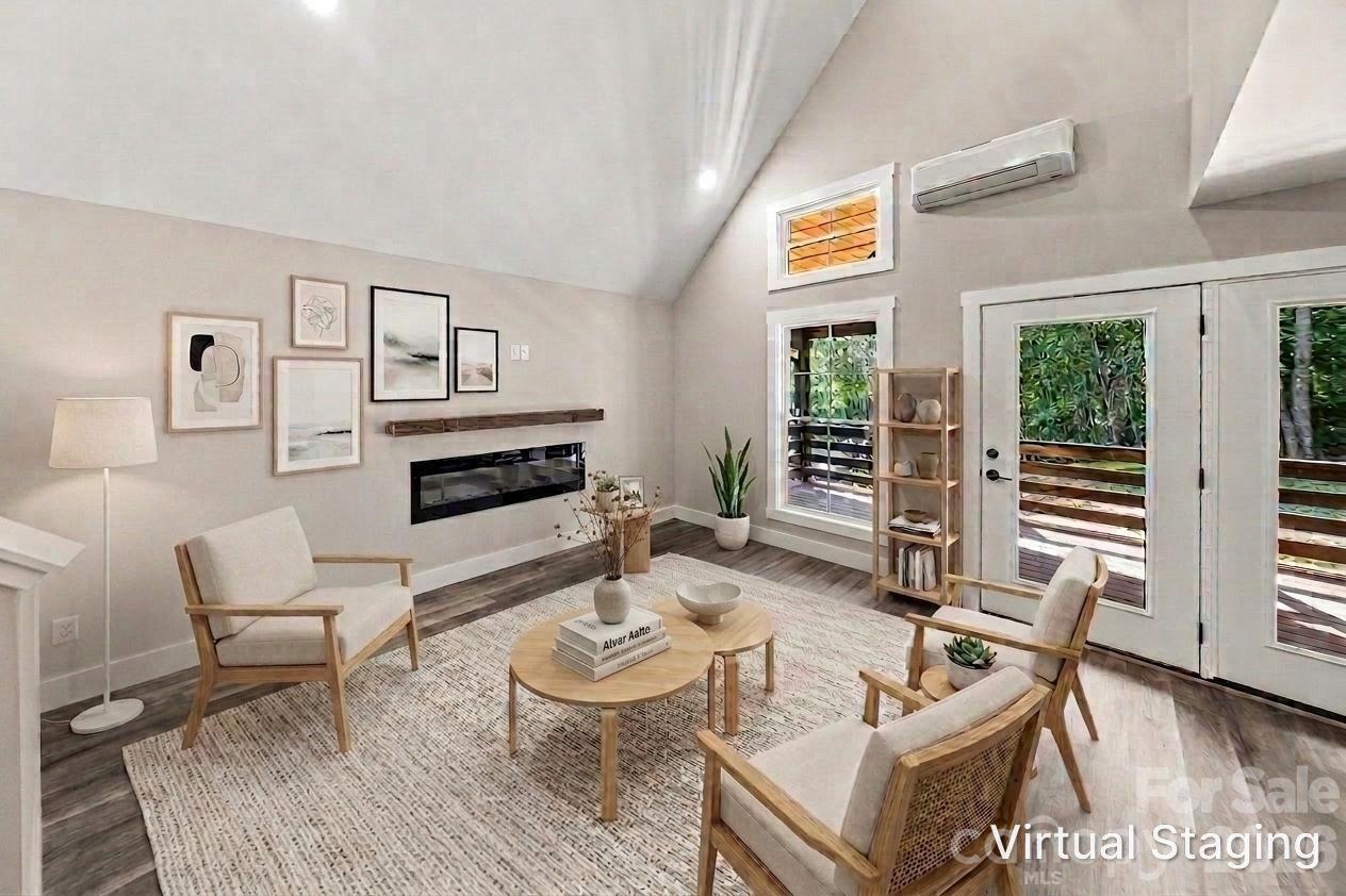 Great room – virtually staged - 87 Catatoga Trail, Marion