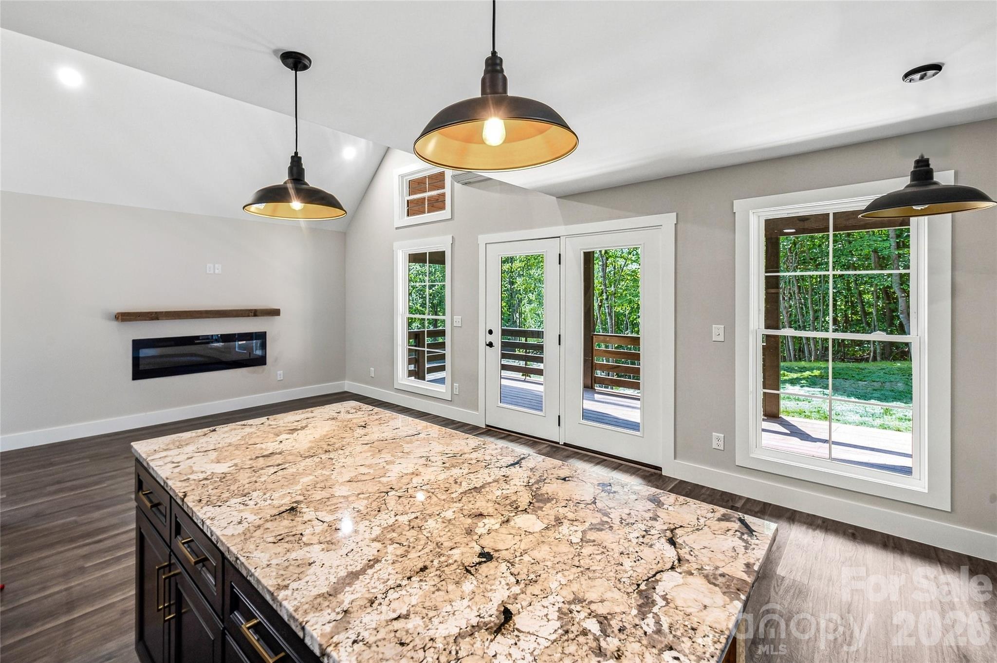 Kitchen opens to great room - 87 Catatoga Trail, Marion