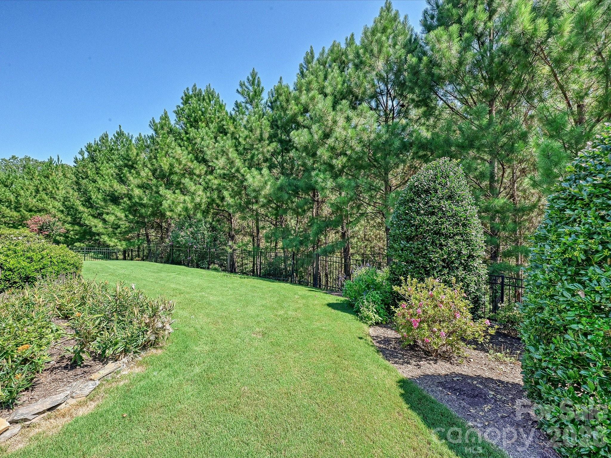 Fenced yard with Views of Trees and Common Area - 5060 Big Bend Drive, Lancaster