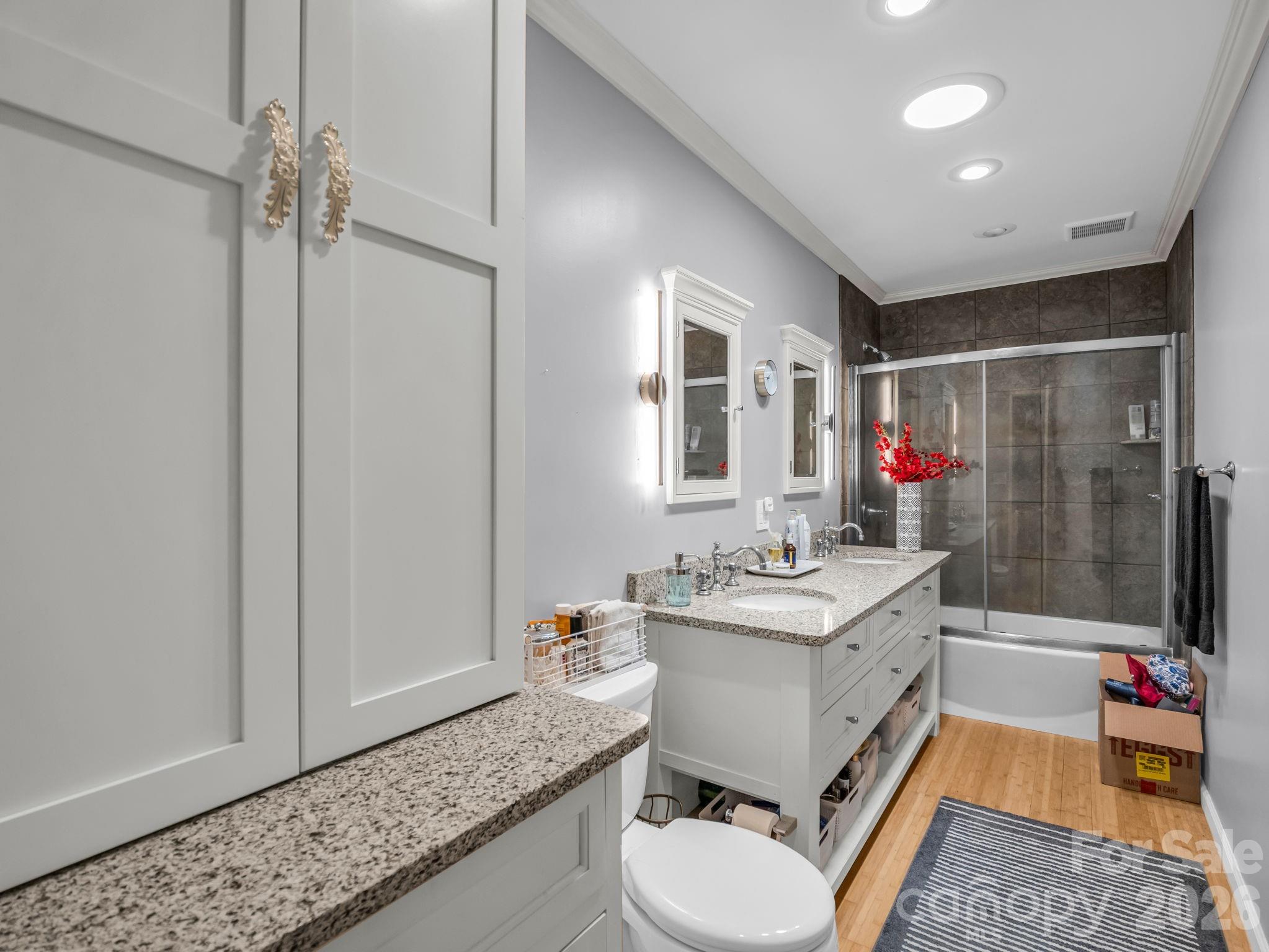 Updated and expanded primary Bath - 335 Melrose Avenue, Tryon