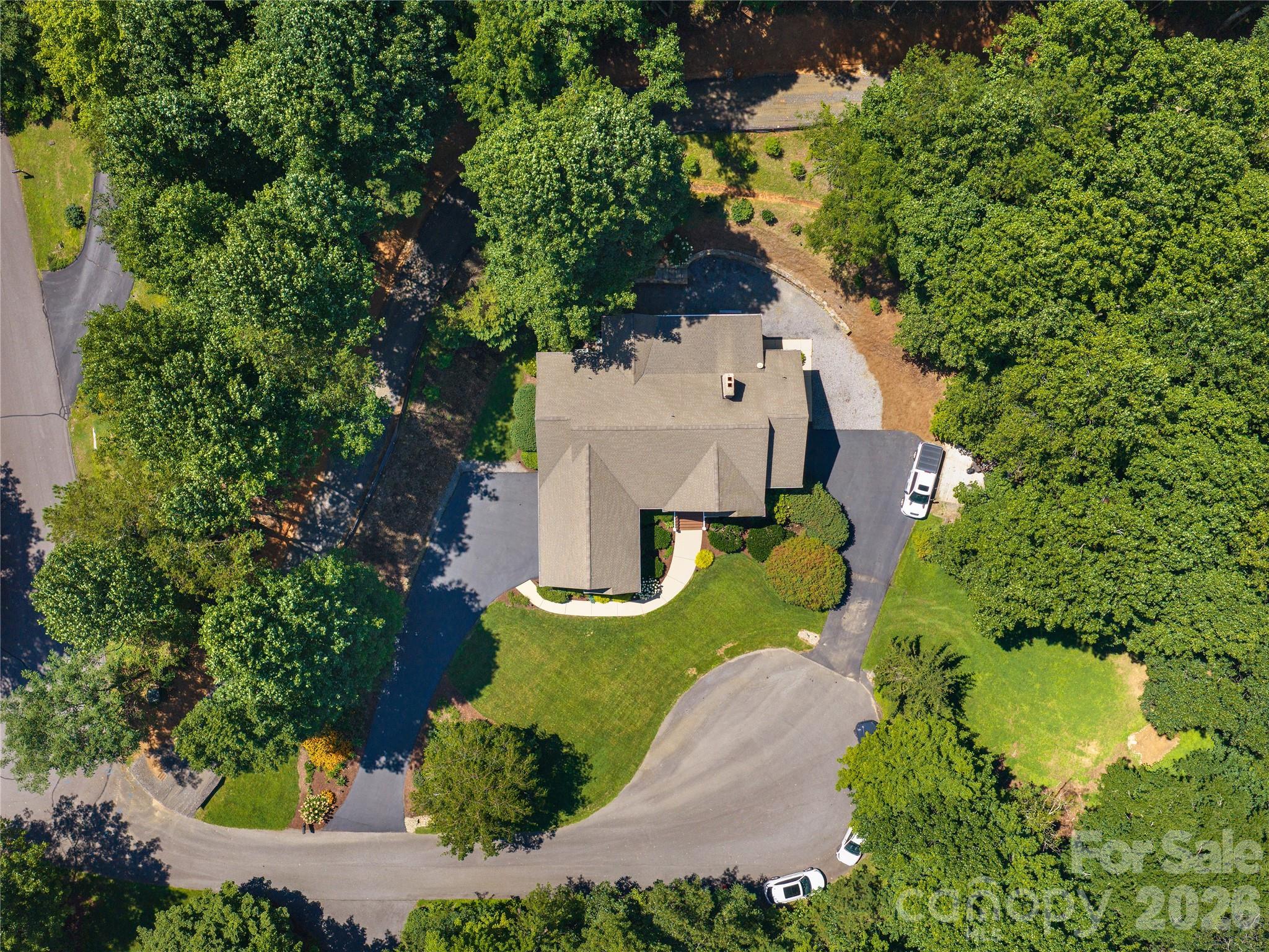 Drone Aerial View - 314 Summerset Drive, Clyde