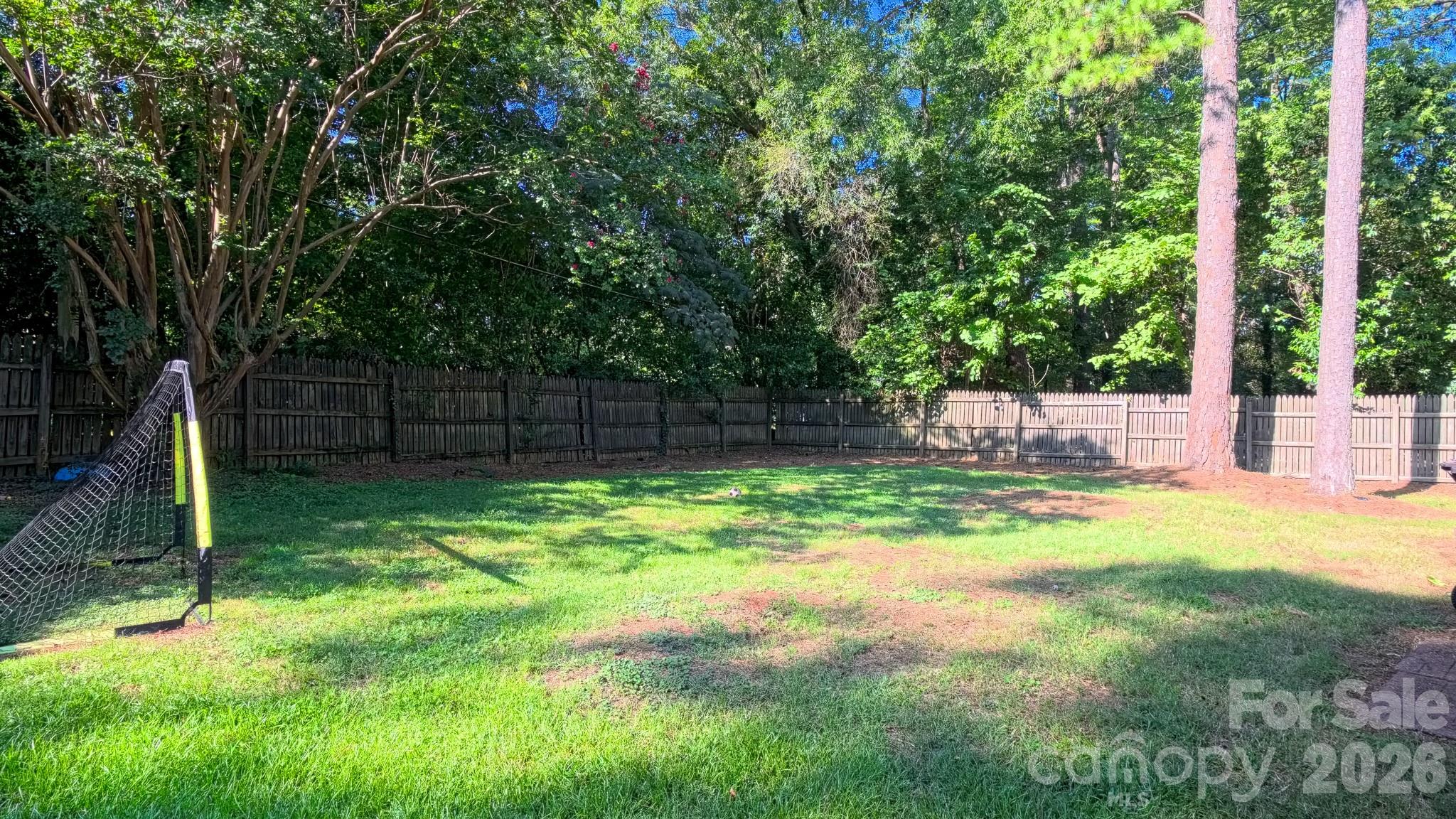 Tree Lined Backyard Space - 1131 Richmond Drive, Rock Hill