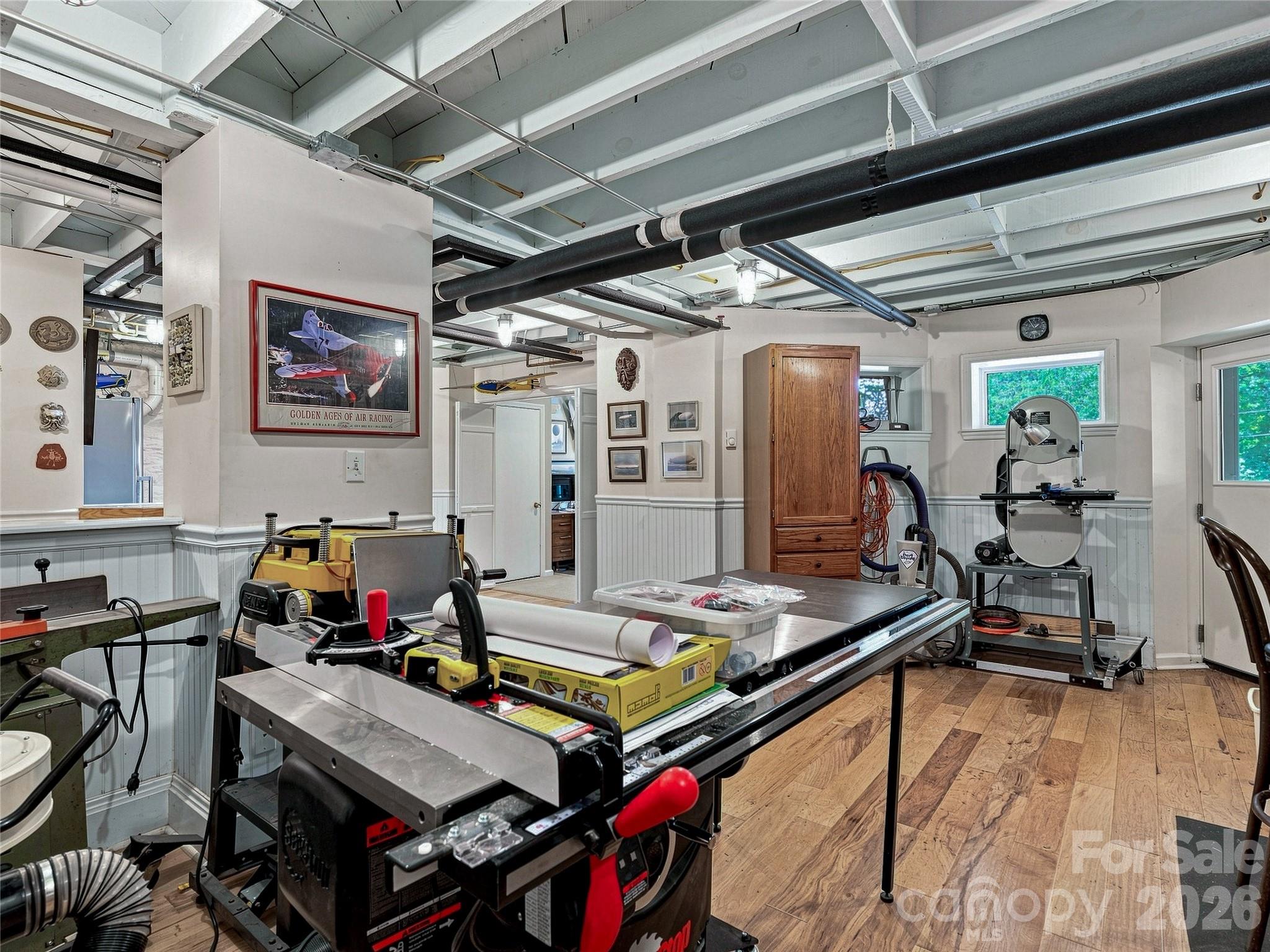 Workshop with access to back driveway/yard. - 14 Griffing Boulevard, Asheville